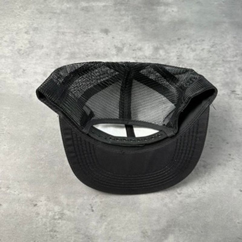 Vintage Vintage Komatsu Forklift Black Snapback Hat Size ONE SIZE - 4 Thumbnail