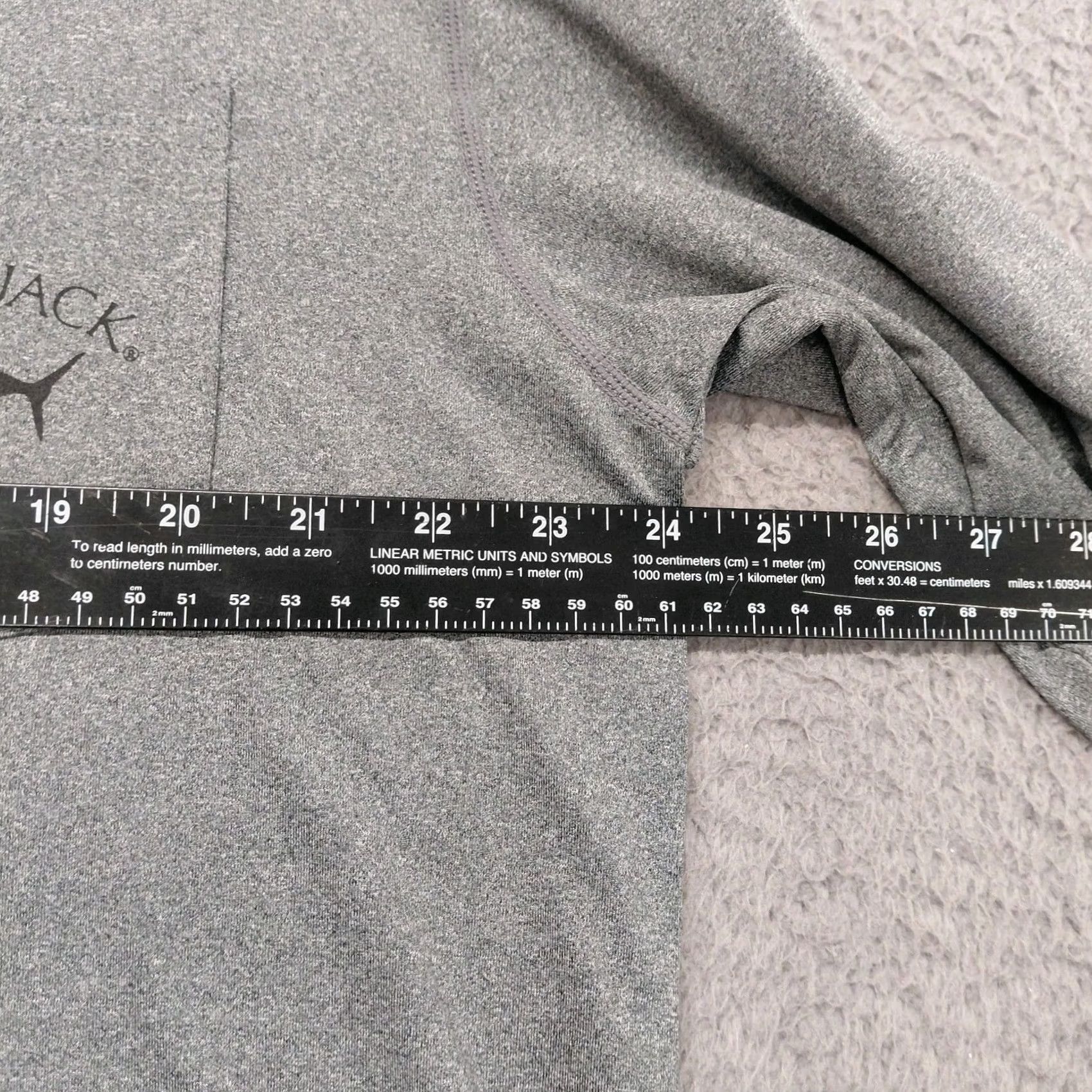 Panama Jack Panama Jack Fishing Shirt Men XXL Gray Front Pocket UPF 50 Logo Pocket Breathing UV Protection S/S Crew Neck T-Shirt Size US XXL / EU 58 / 5 - 7 Thumbnail