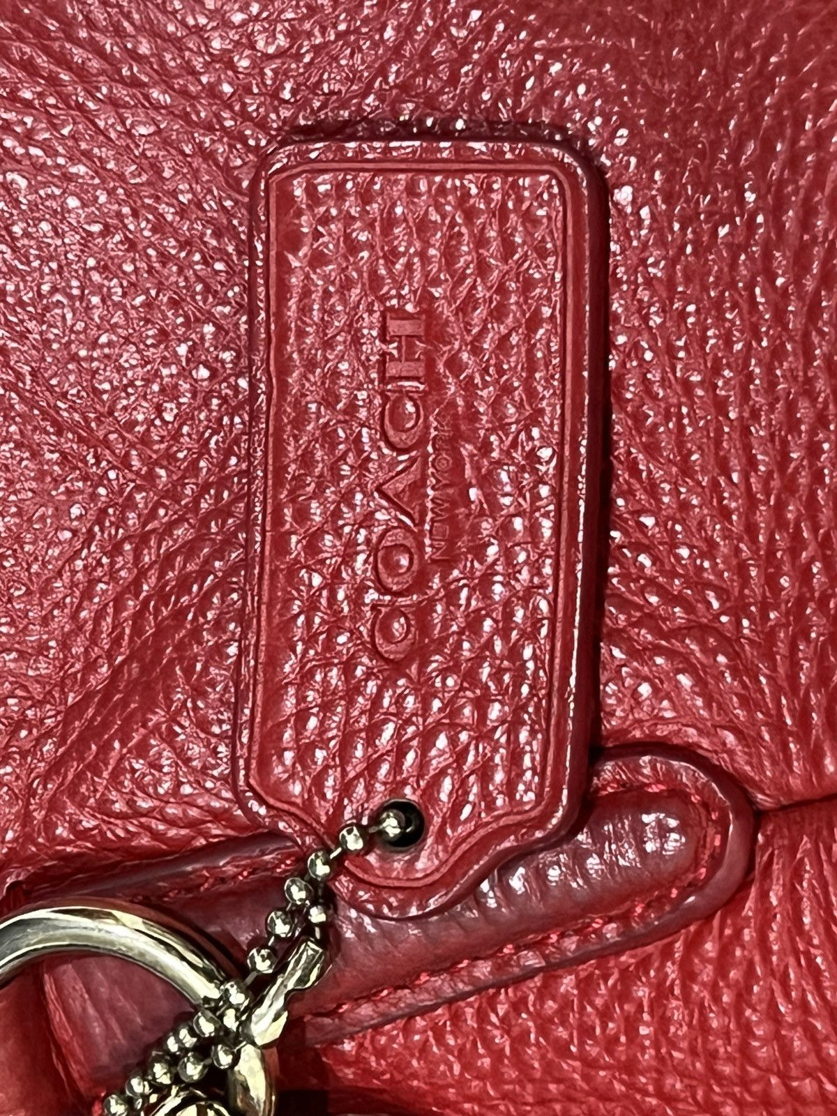 Coach Coach Small Kelsey Satchel Red Pebbled Bags Size ONE SIZE - 19 Thumbnail
