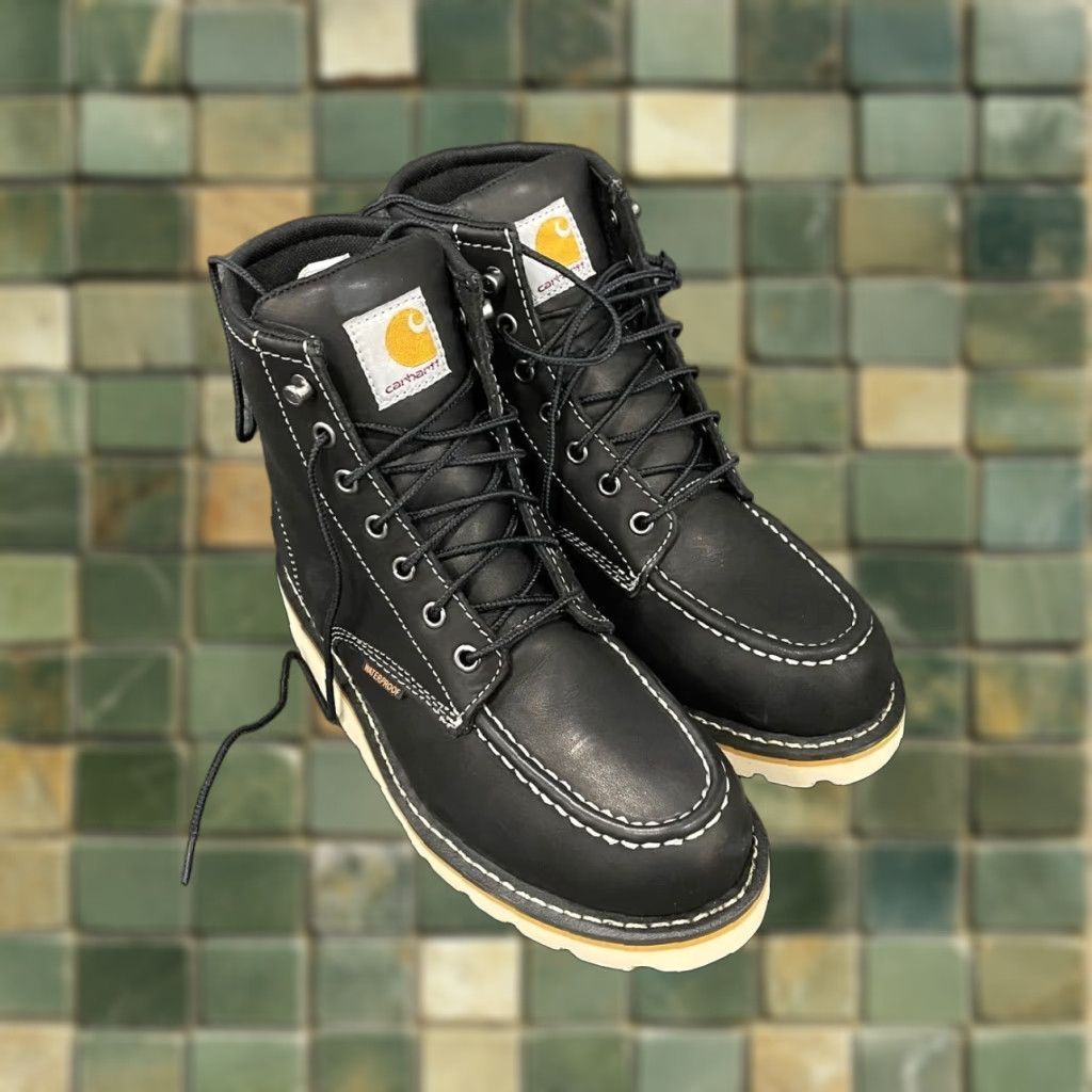 VINTAGE CARHARTT Waterproof Moc Toe Wedge Boot Women's Size