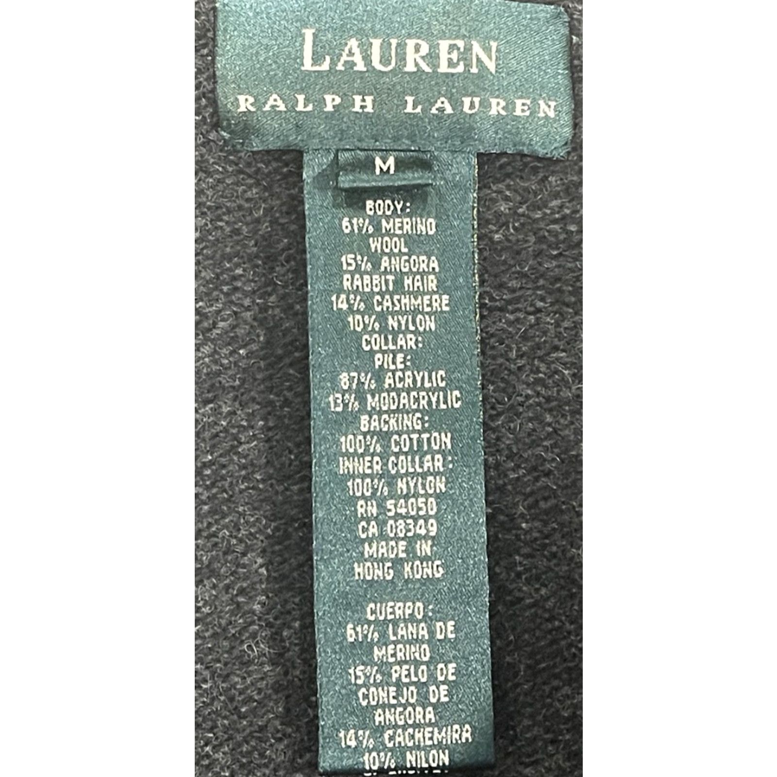 Ralph Lauren Ralph Lauren Coatigan Wool Cashmere Rabbit Hair Collar Gray M Womens Merino Wool Collared Basic Jacket Size M Size M / US 6-8 / IT 42-44 - 2 Thumbnail