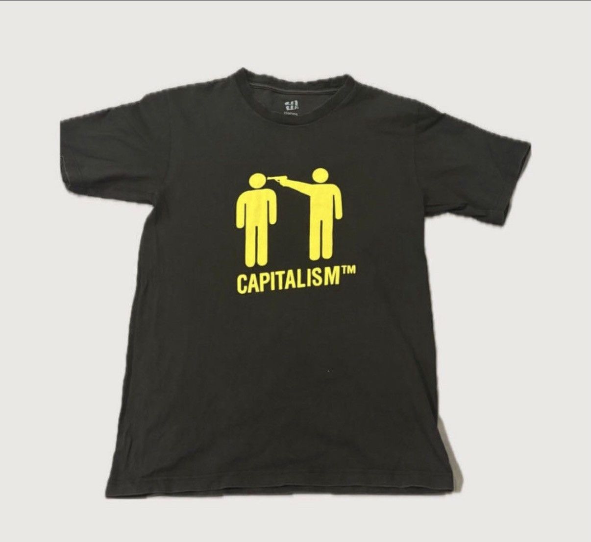 Hanes Vintage Capitalism Funny Graphic Corny Joke text words Size US M / EU 48-50 / 2 - 1 Preview