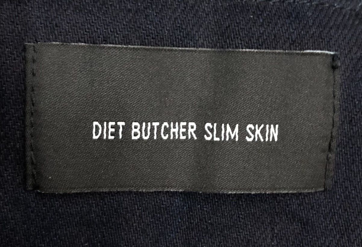 Diet Butcher Slim Skin Vintage Diet Butcher Slim Skin Made In Japan Denim Blazer Size S / US 4 / IT 40 - 11 Thumbnail
