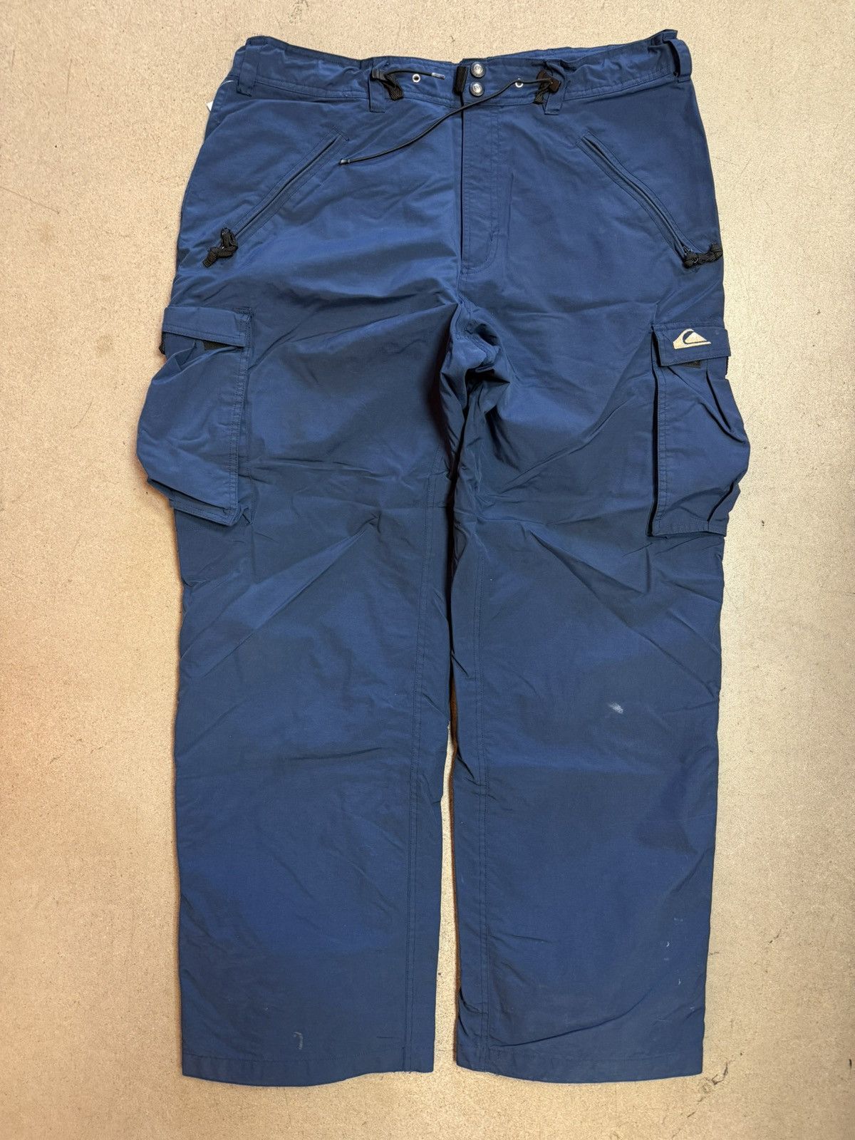 Quiksilver Vintage 90s Y2K Quiksilver Blue Cargo Snow Pants Size US 38 / EU 54 - 1 Thumbnail