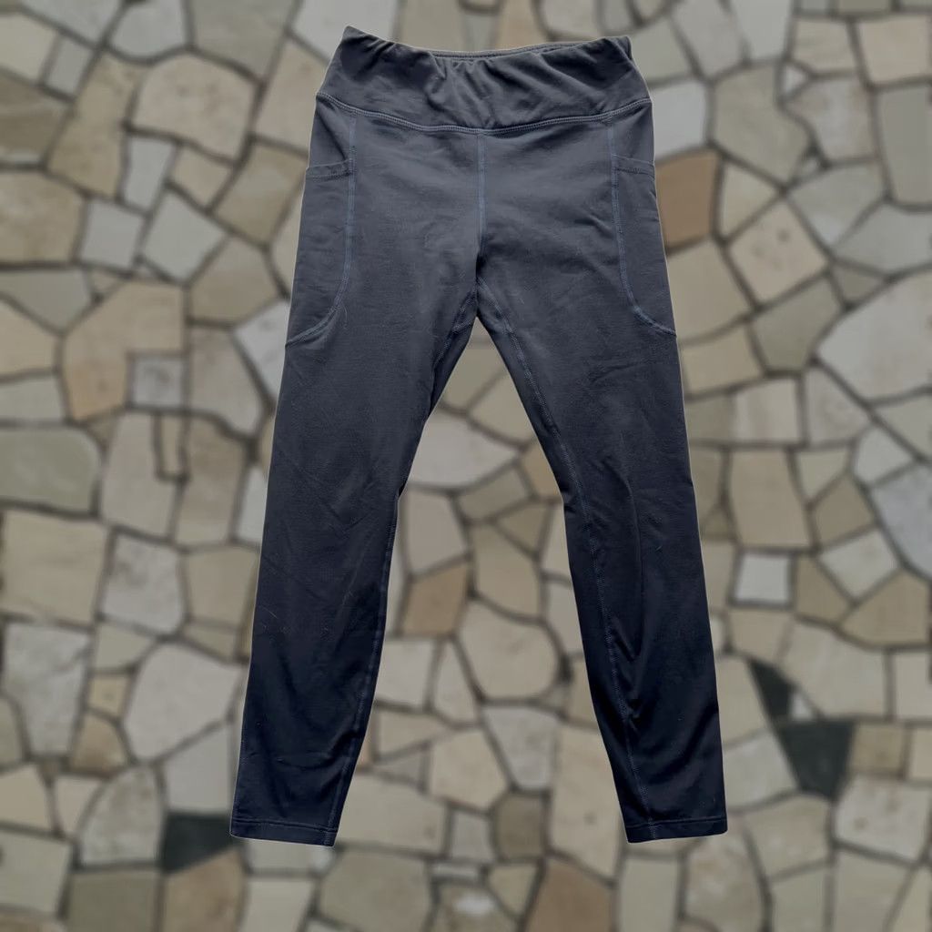 Vintage Baleaf Leggings Women's L Compression with Side Pockets Gray Slate #9557 Size 36" / US 14 / IT 50 - 1 Thumbnail
