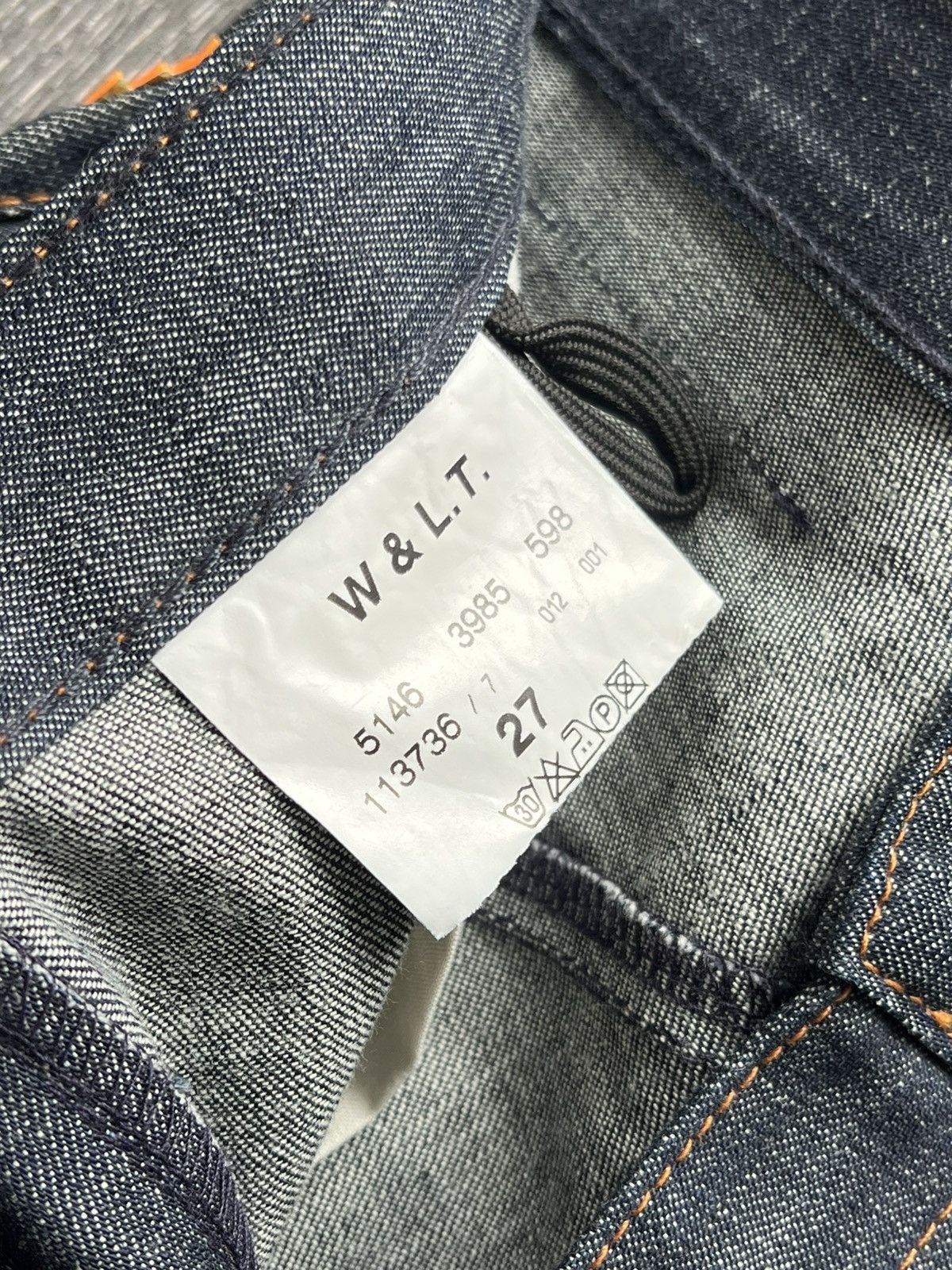 Walter Van Beirendonck NOS 1990‘s Straight Legal Fade Jeans Size US 27 - 9 Thumbnail