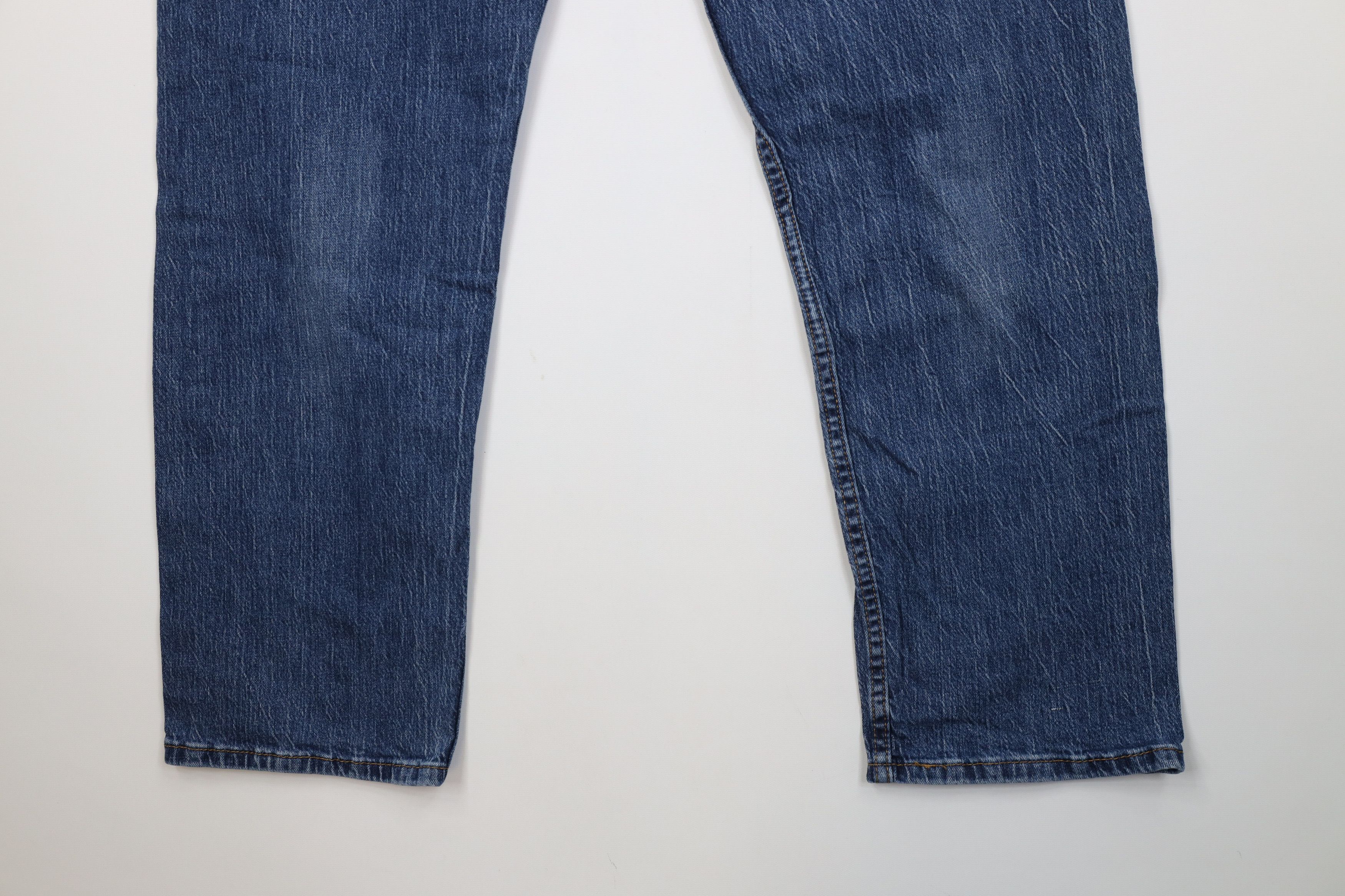 Levi's Vintage Y2K Levis 505 Regular Fit Straight Leg Jeans Blue Size US 38 / EU 54 - 13 Thumbnail