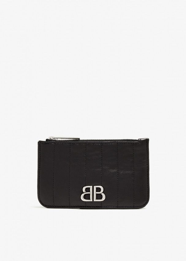 Balenciaga o1mt1gz0325 Size: OS / Long Coin And Card Holder Quilted Size ONE SIZE - 1 Thumbnail