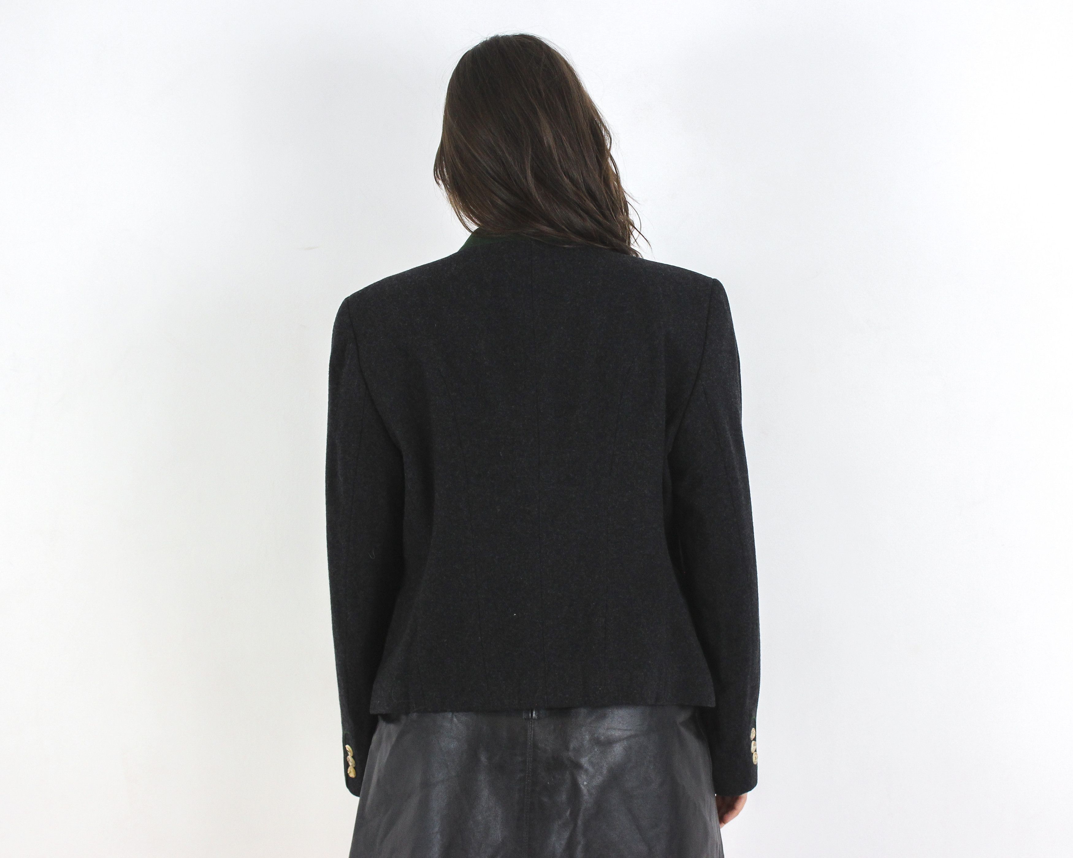 Other × Vintage K&K Kaiserjager Wool Trachten Women L EU 42 Blazer Jacket Size L / US 10 / IT 46 - 3 Thumbnail