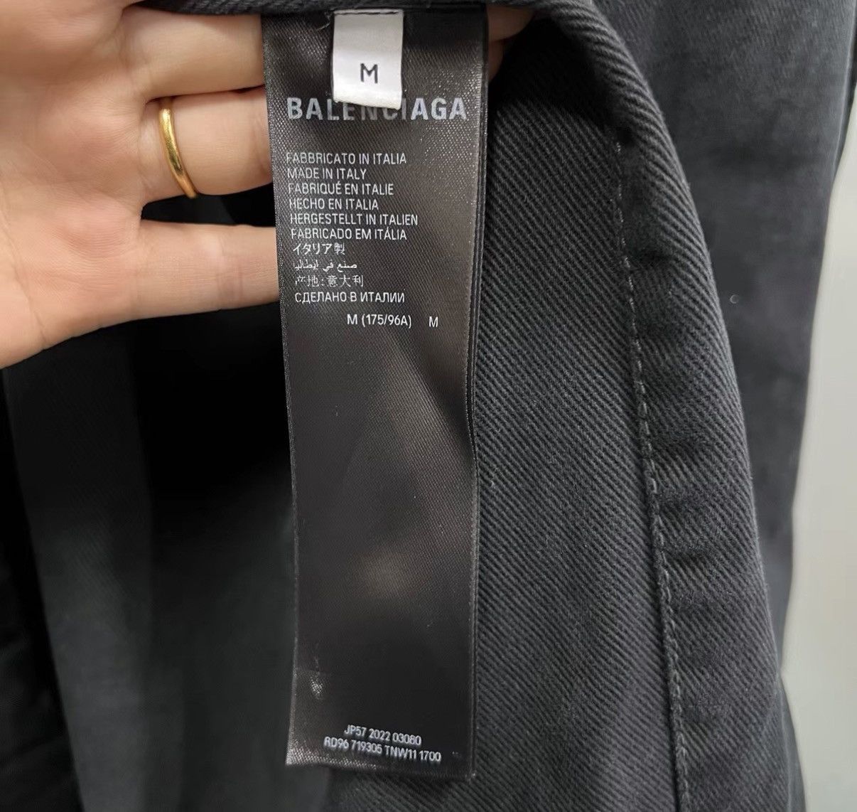 Balenciaga Balenciaga Black Jacket J41 Size US M / EU 48-50 / 2 - 3 Thumbnail