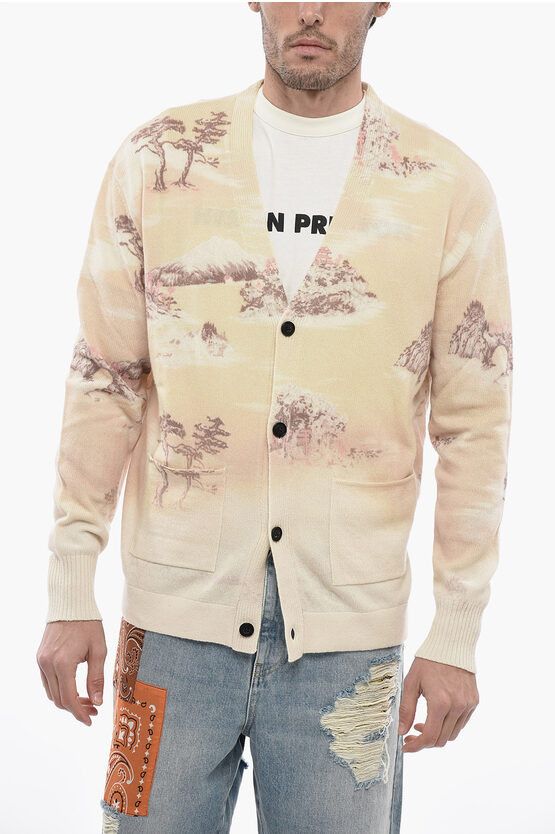 Amiri o1y0525 Cardigan in Multicolor Size US XS / EU 42 / 0 - 1 Thumbnail