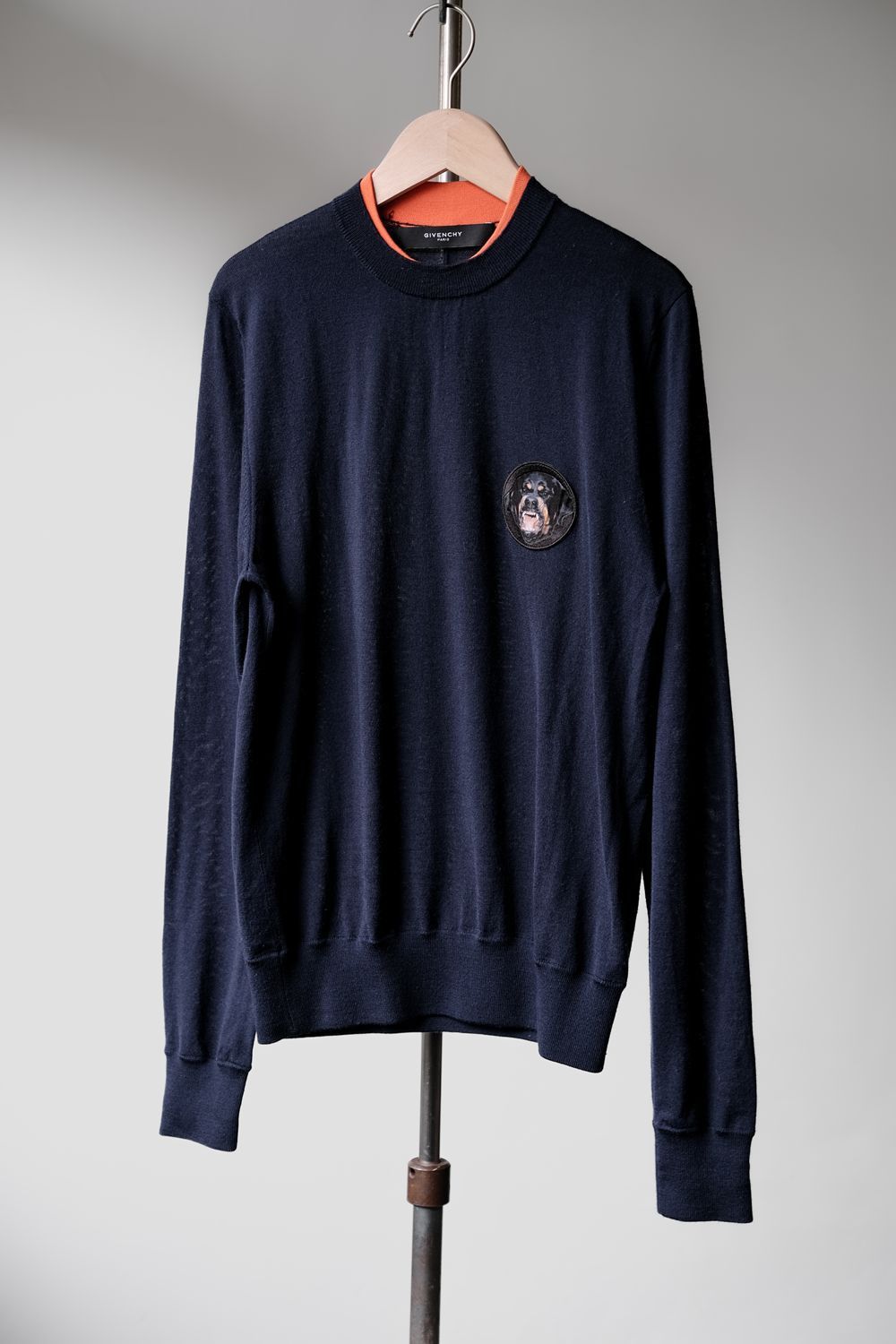 Givenchy Givenchy Rottweiler Patch Knit Sweater Size US S / EU 44-46 / 1 - 1 Thumbnail