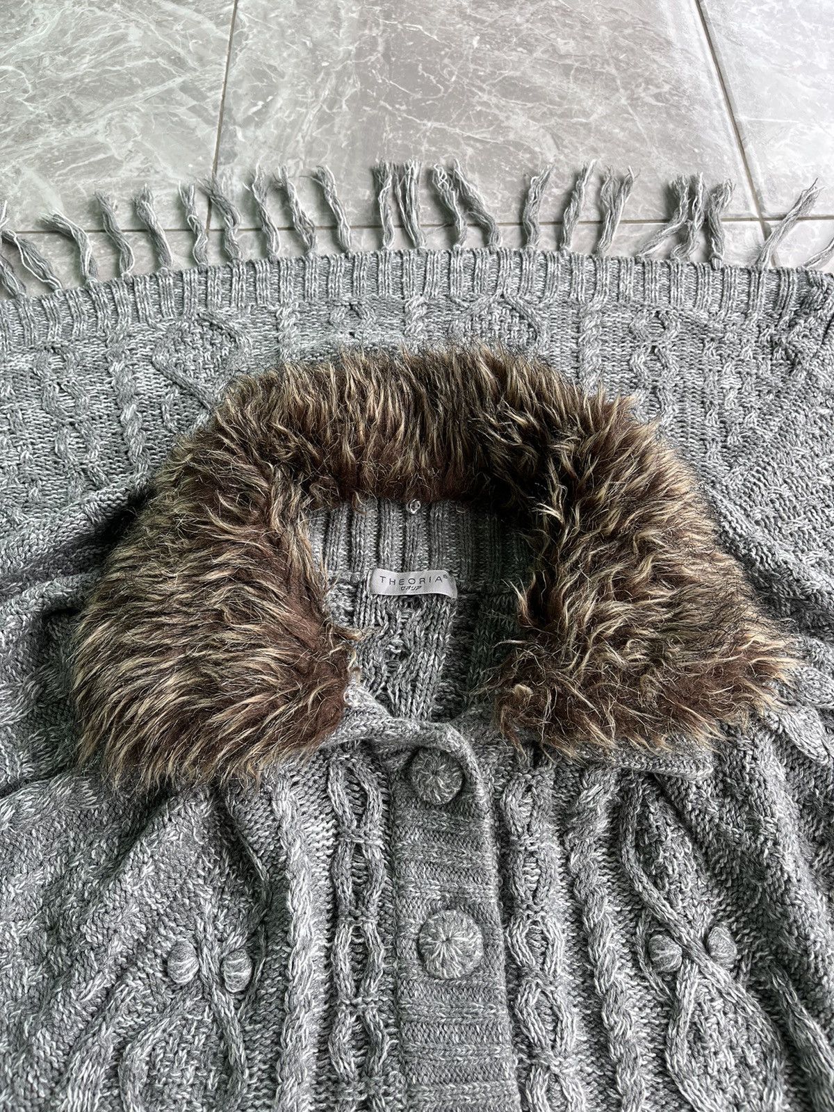 Japanese Brand Japanese Brand Theoria Fur Knit Unikkkk Size US M / EU 48-50 / 2 - 5 Thumbnail