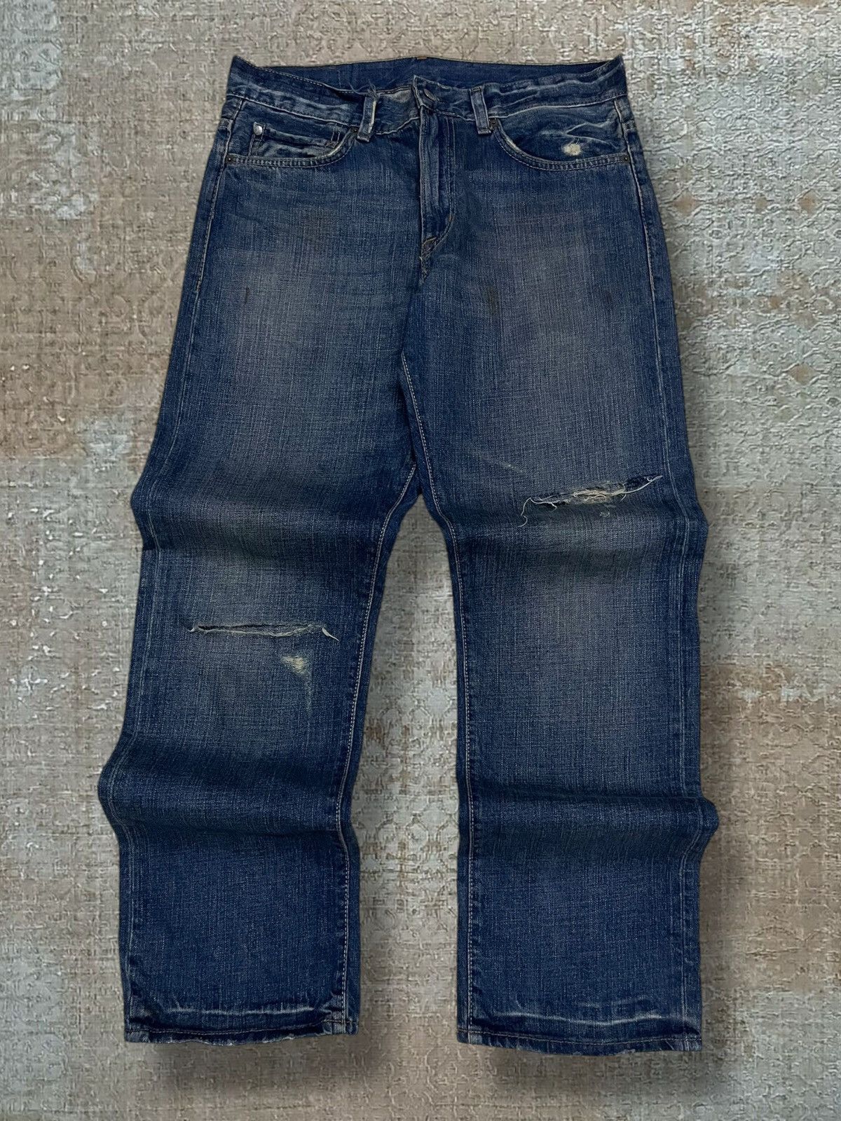 Ralph Lauren Vintage Designer Ralph Lauren Denim&Supply Distressed Style Size US 33 - 1 Thumbnail