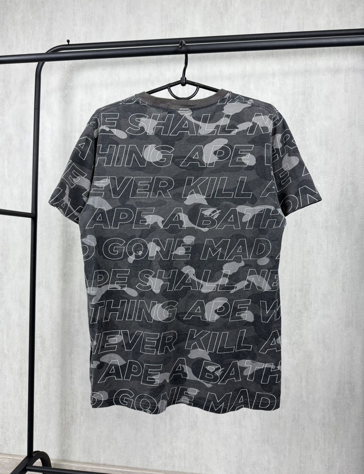 Bape A Bathing Ape Bape Men’s Multi Logo T-Shirt Size M Size US M / EU 48-50 / 2 - 7 Thumbnail