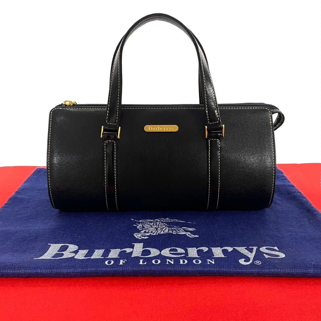 Burberry Burberry Handbag Black Leather Size ONE SIZE - 1 Thumbnail