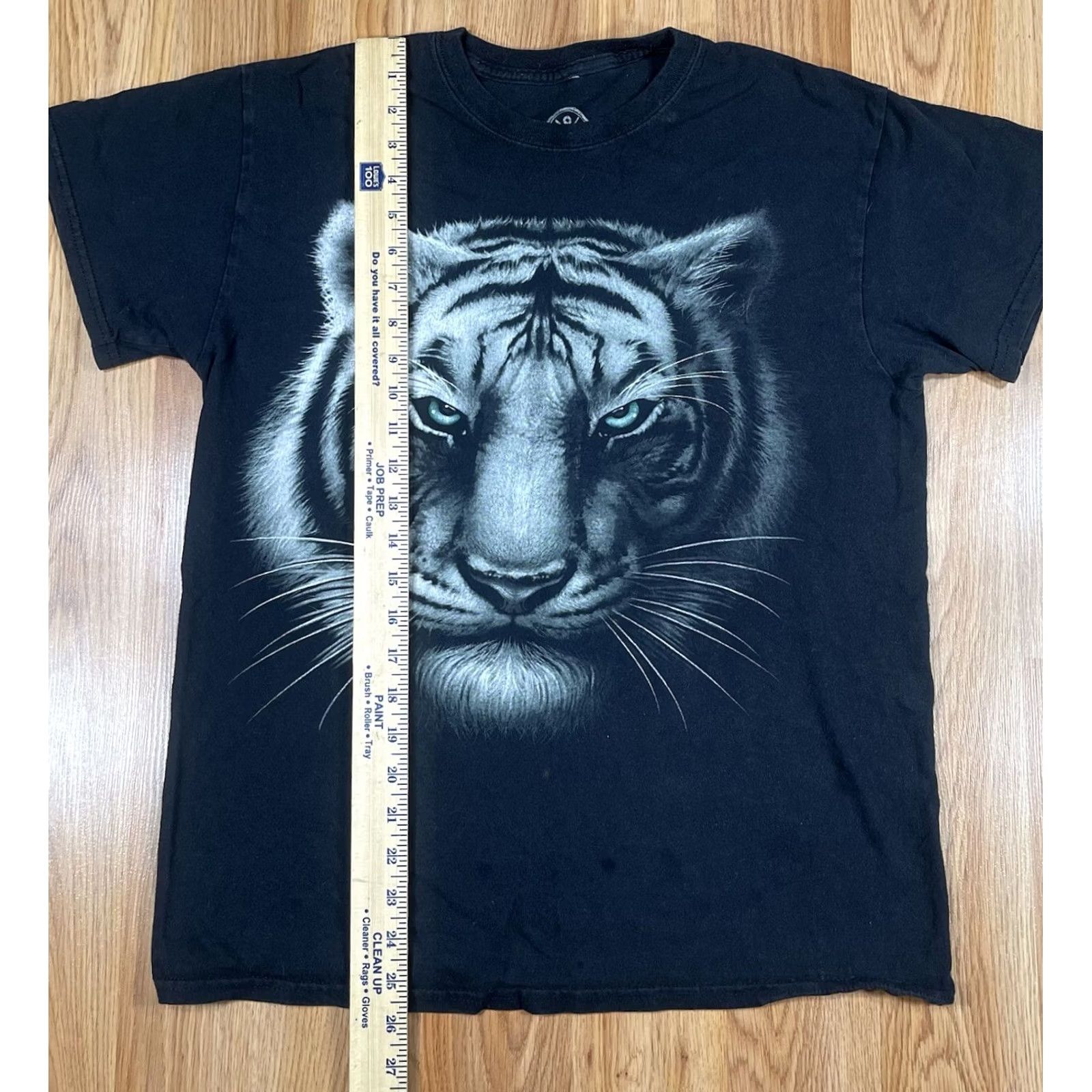 Vintage DOM Graphics T-Shirt Adults M Medium Black Tiger Crewneck Short Sleeve Cotton Size US M / EU 48-50 / 2 - 3 Thumbnail