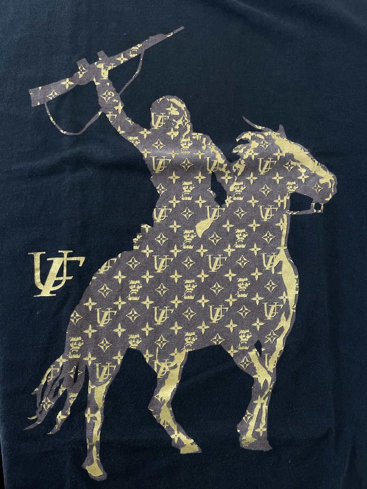 FUCT Fuct Polo Ape LV Monogram Tee Size US XL / EU 56 / 4 - 2 Thumbnail