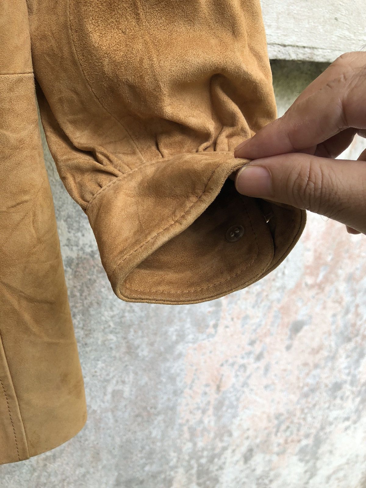 Leather × Longchamp Longchamp Suede TrenchCoat Size S / US 4 / IT 40 - 7 Thumbnail