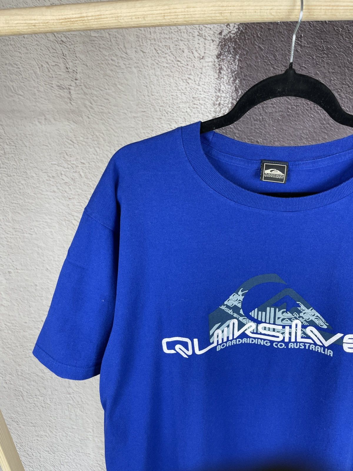 Quiksilver Quiksilver vintage big logo blue tee shirt Size US L / EU 52-54 / 3 - 4 Thumbnail