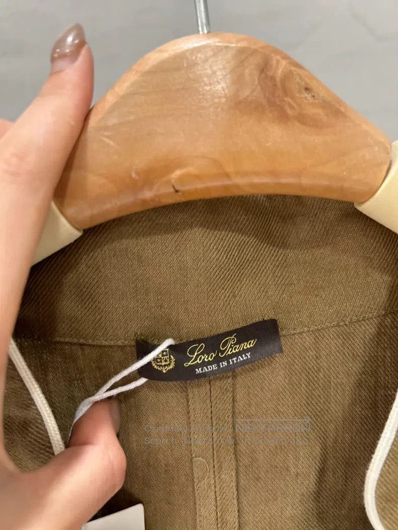 Loro Piana LORO PIANA Khaki Color Self-Belted Long Dress Size XS / US 0-2 / IT 36-38 - 3 Thumbnail