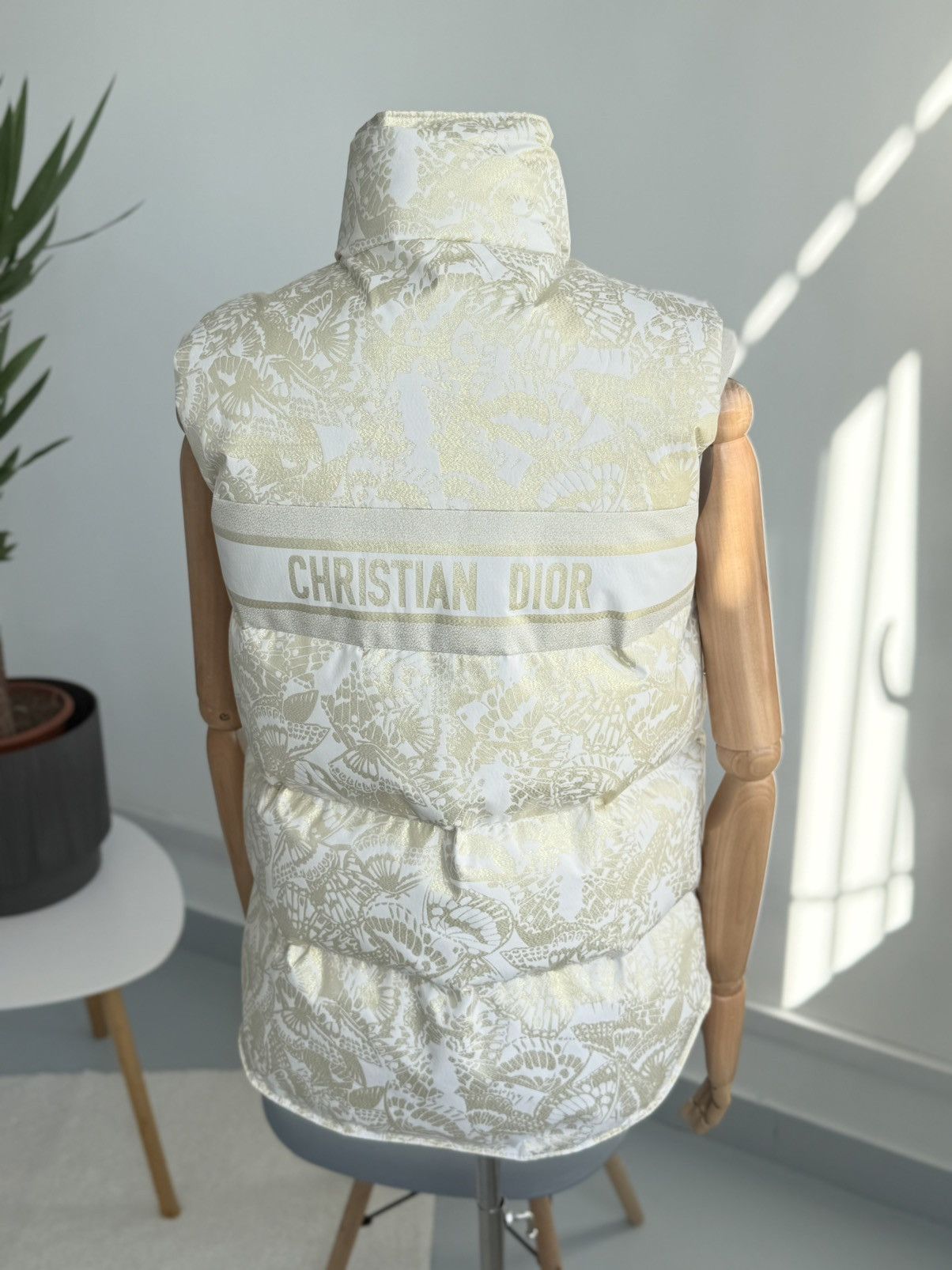 Dior Christian Dior DiorAlps Gold Butterfly Motif Puffer Vest Size S / US 4 / IT 40 - 7 Thumbnail