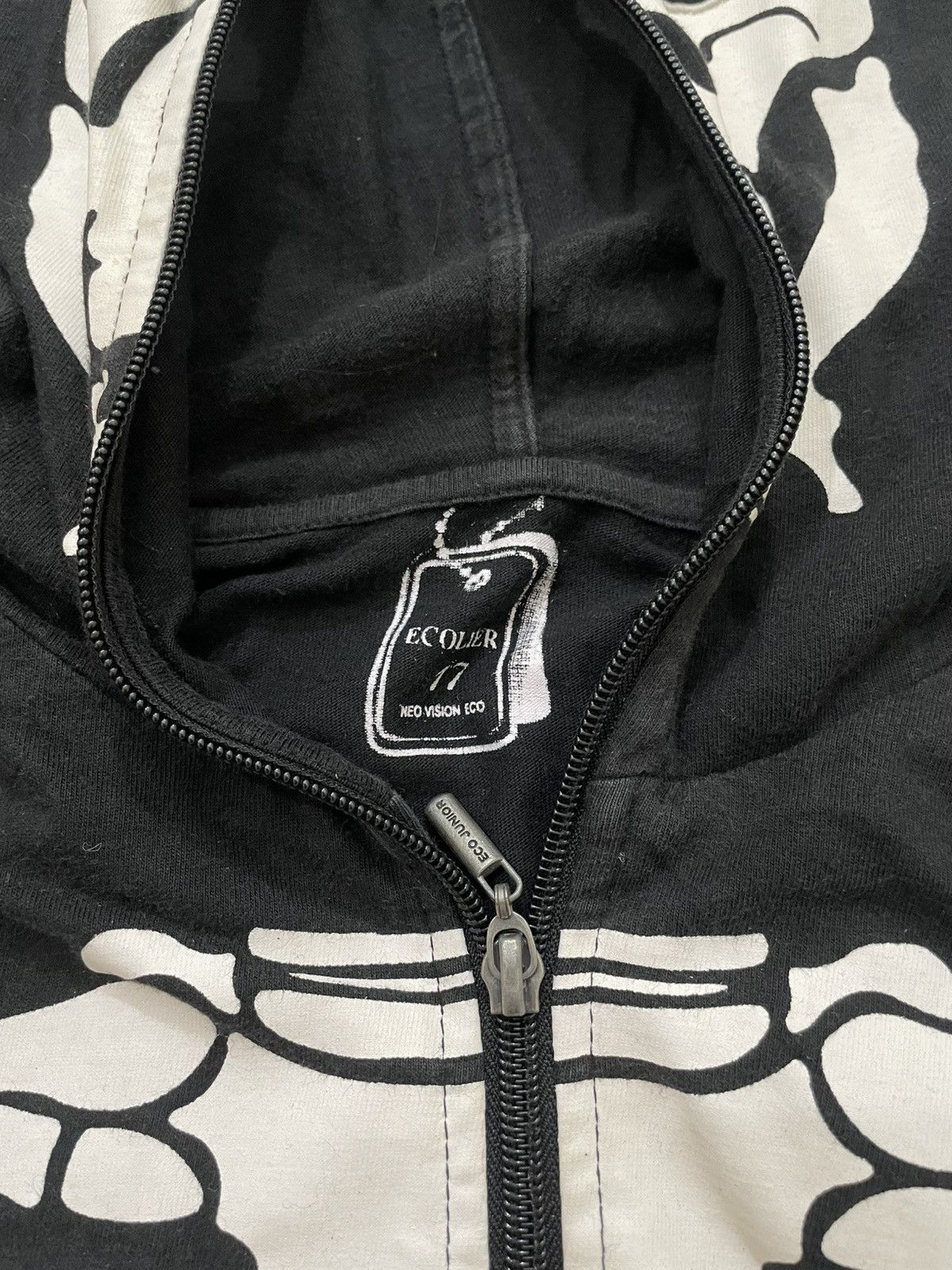 Kapital Skeleton Kapital Graphic Hooded Full Zip Jacket Gothic Y2K Size US L / EU 52-54 / 3 - 4 Thumbnail