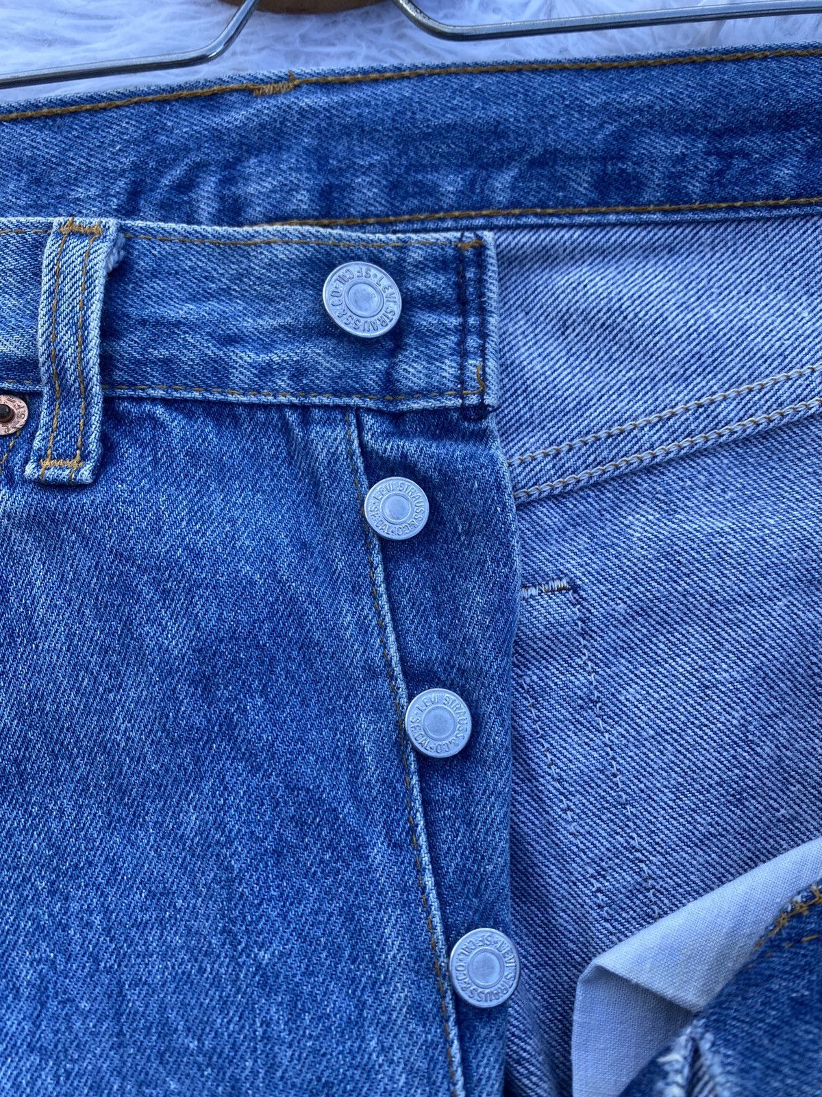 Levi's Rare Vintage Levi’s 501 Paints Splatter Denim Jeans Size US 28 / EU 44 - 12 Thumbnail
