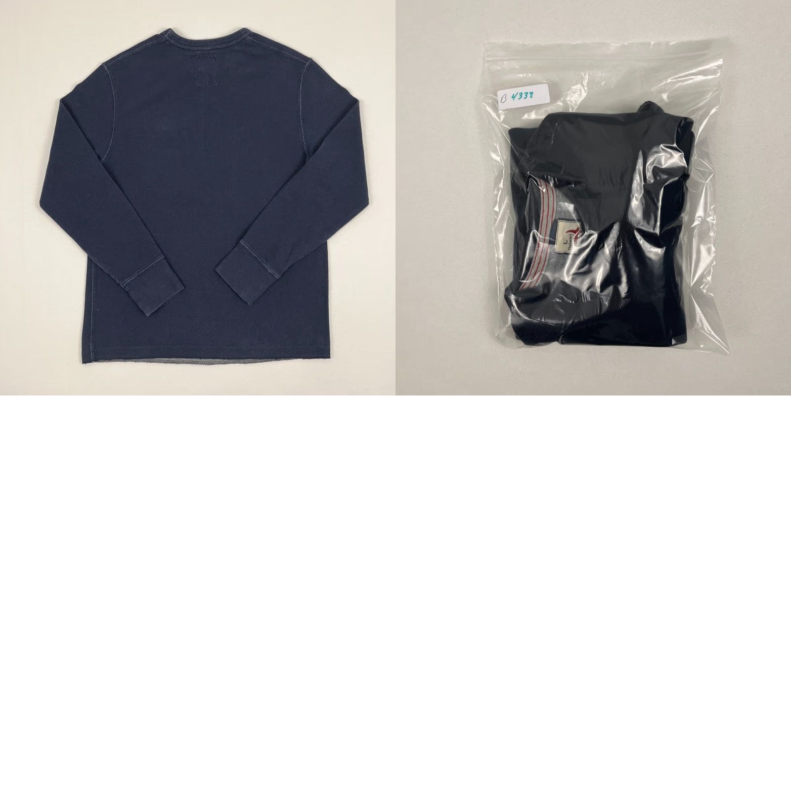 Relwen Relwen Windsurf Pocket Crew Sweatshirt Mens L Blue Surf Beach Pullover Size US L / EU 52-54 / 3 - 8 Thumbnail