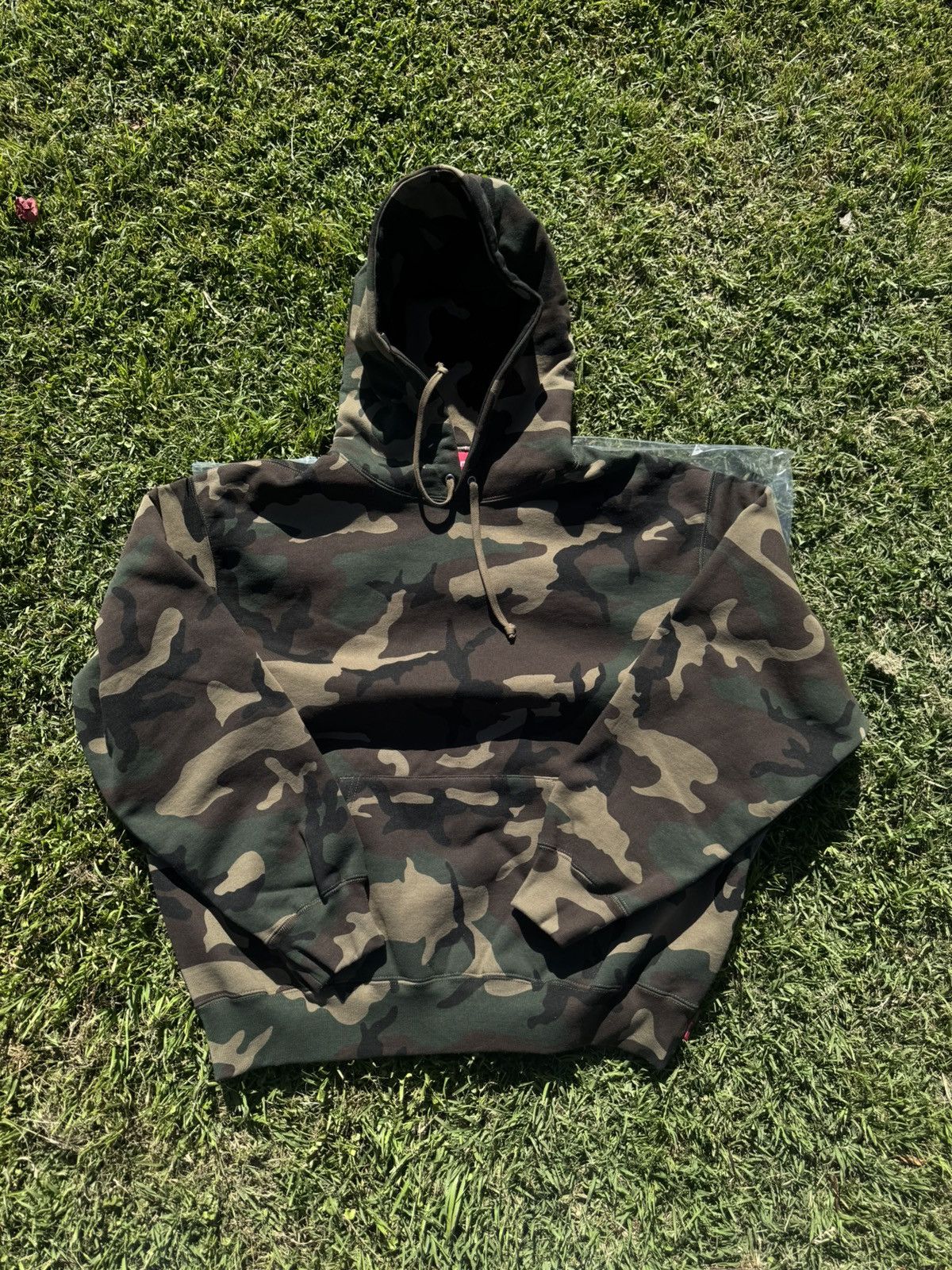 Supreme Supreme Satin Appliqué Hooded Sweatshirt Woodland Camo Size US M / EU 48-50 / 2 - 2 Thumbnail