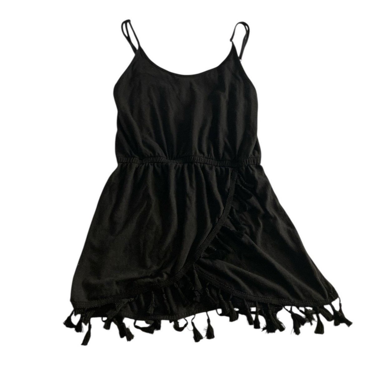 Victoria's Secret Boho Tassel Trim Black Beach Dress Victoria’s Secret XS Size XS / US 0-2 / IT 36-38 - 2 Thumbnail