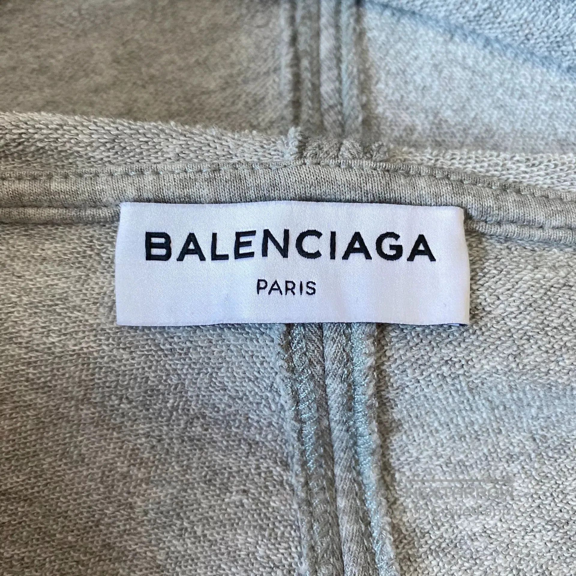 Balenciaga gray logo hooded sweatshirt. Size XS / US 0-2 / IT 36-38 - 6 Thumbnail
