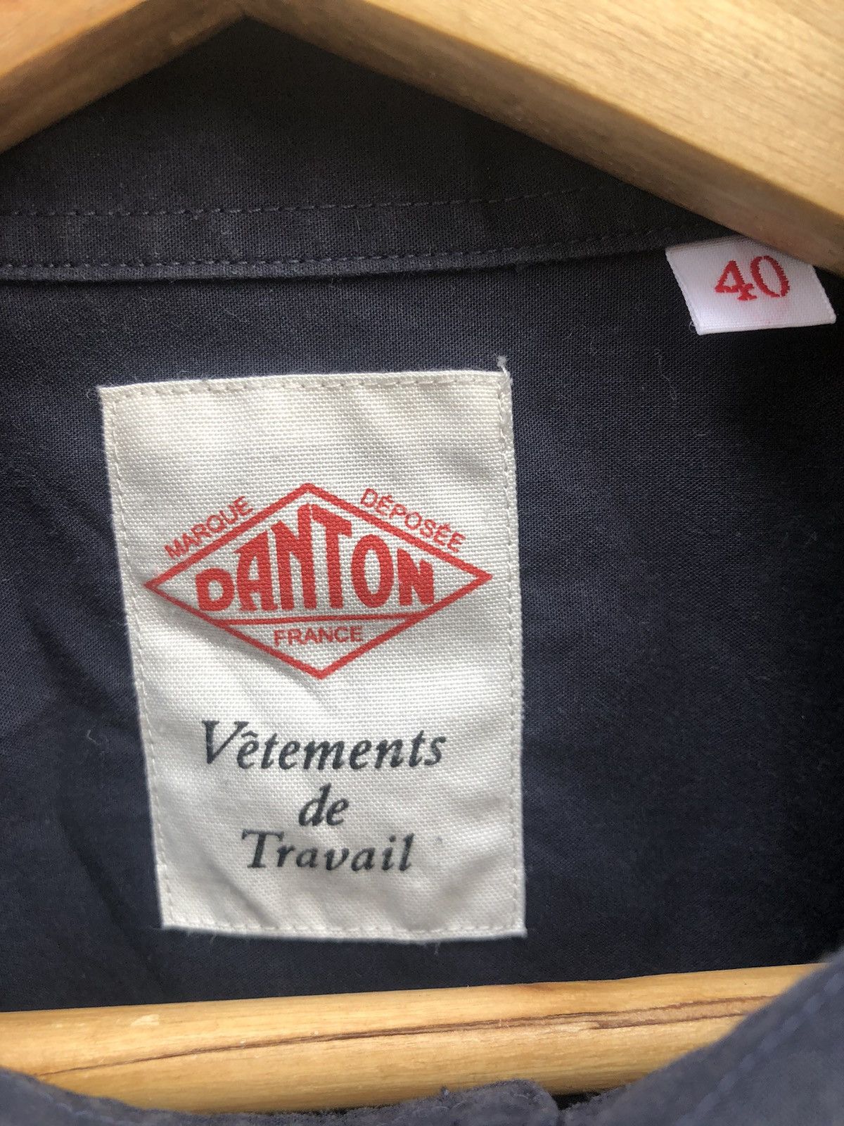 Danton Danton Button Shirts Dark Blue Size US L / EU 52-54 / 3 - 3 Thumbnail