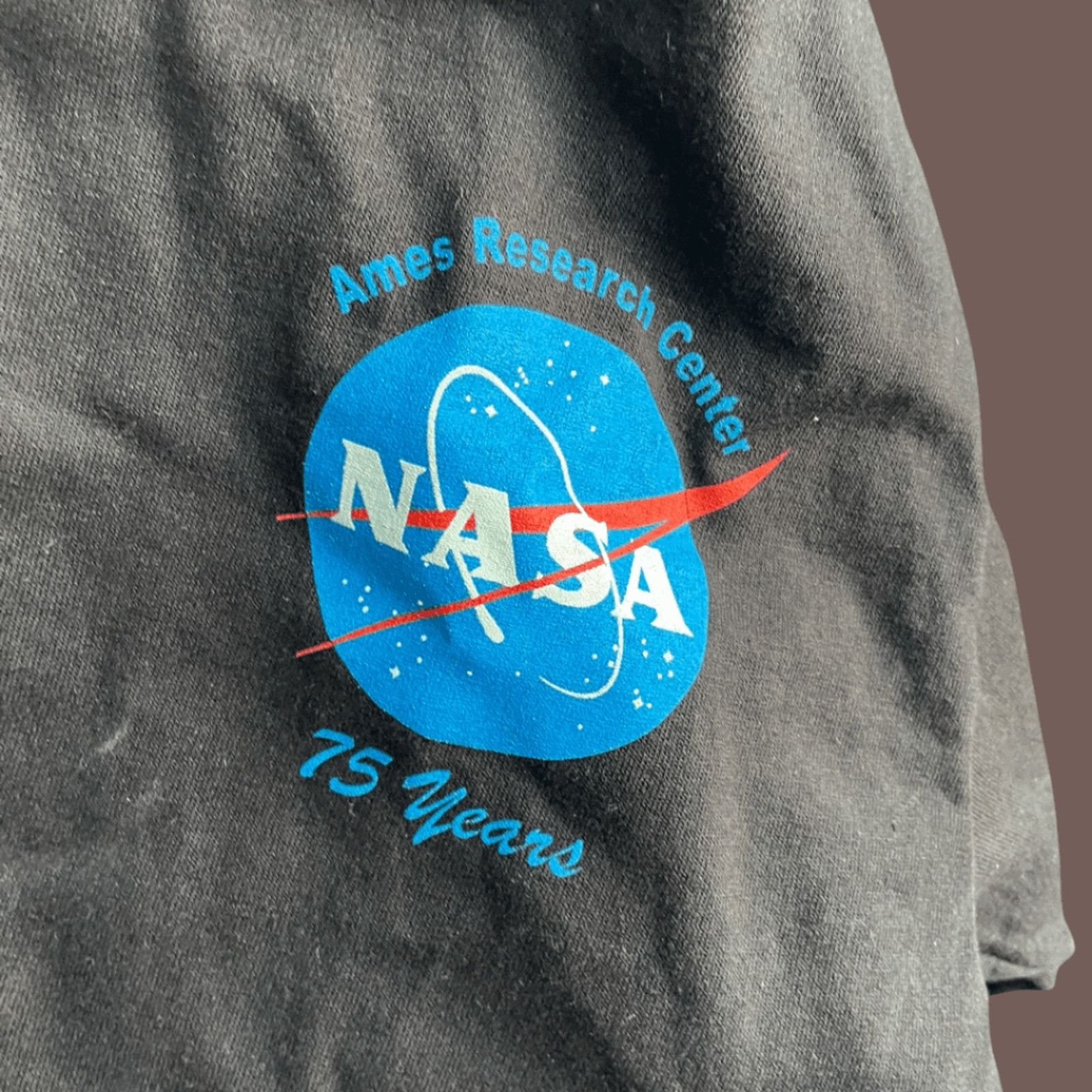 Hanes VTG NASA Tee | Hanes Ames 75 Years Graphic | Spacecore Size US S / EU 44-46 / 1 - 2 Thumbnail
