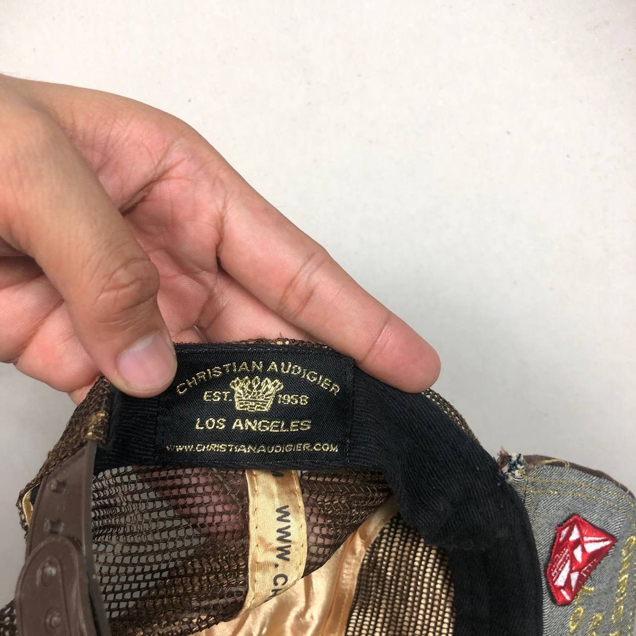 Christian Audigier HOT🔥 Christian Audigier Ed Hardy Trucker Hat Skull Cap Size ONE SIZE - 10 Thumbnail