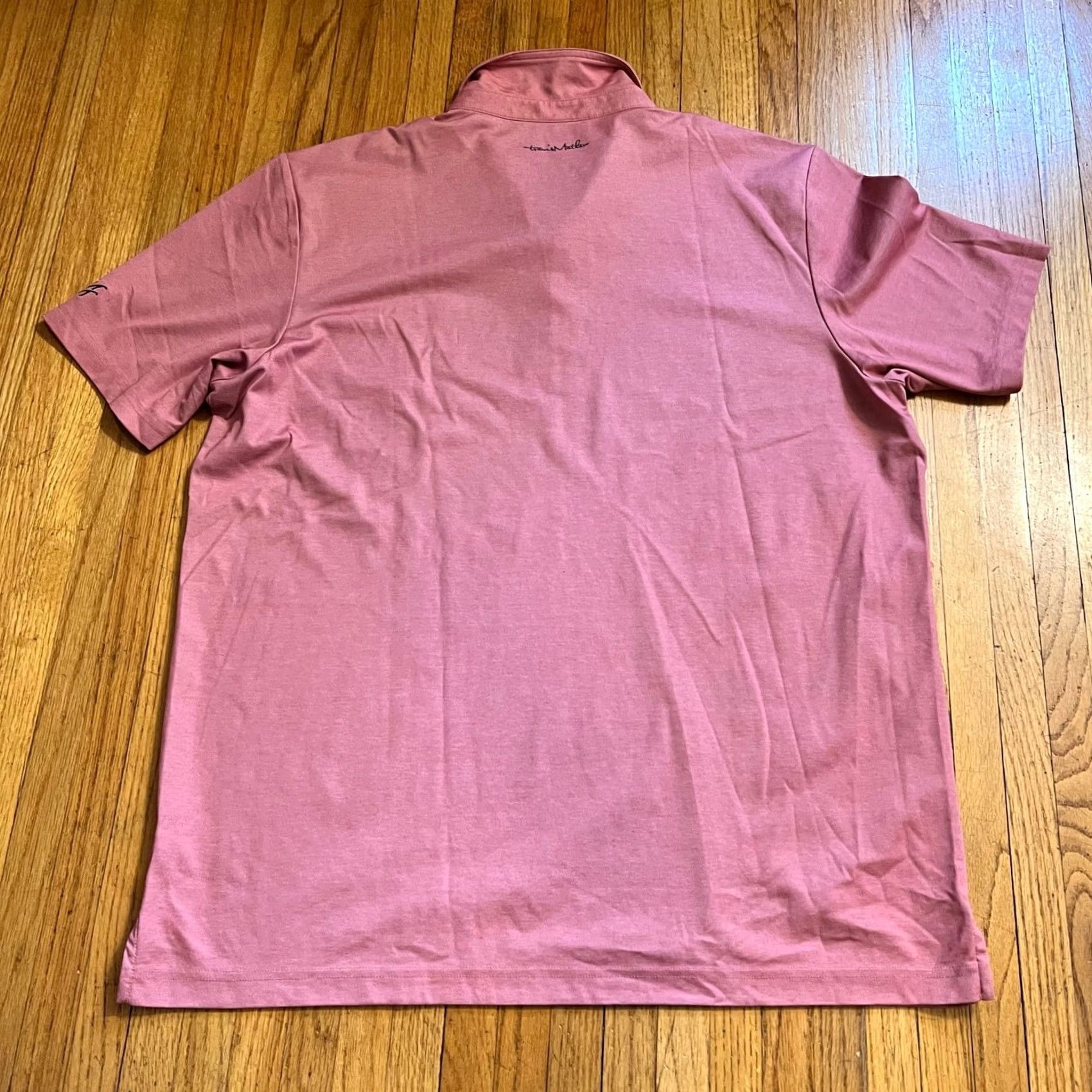 TravisMathew Travis Mathew Polo Shirt Mens XXL Pink Stripe Performance Golf Size US XXL / EU 58 / 5 - 3 Thumbnail