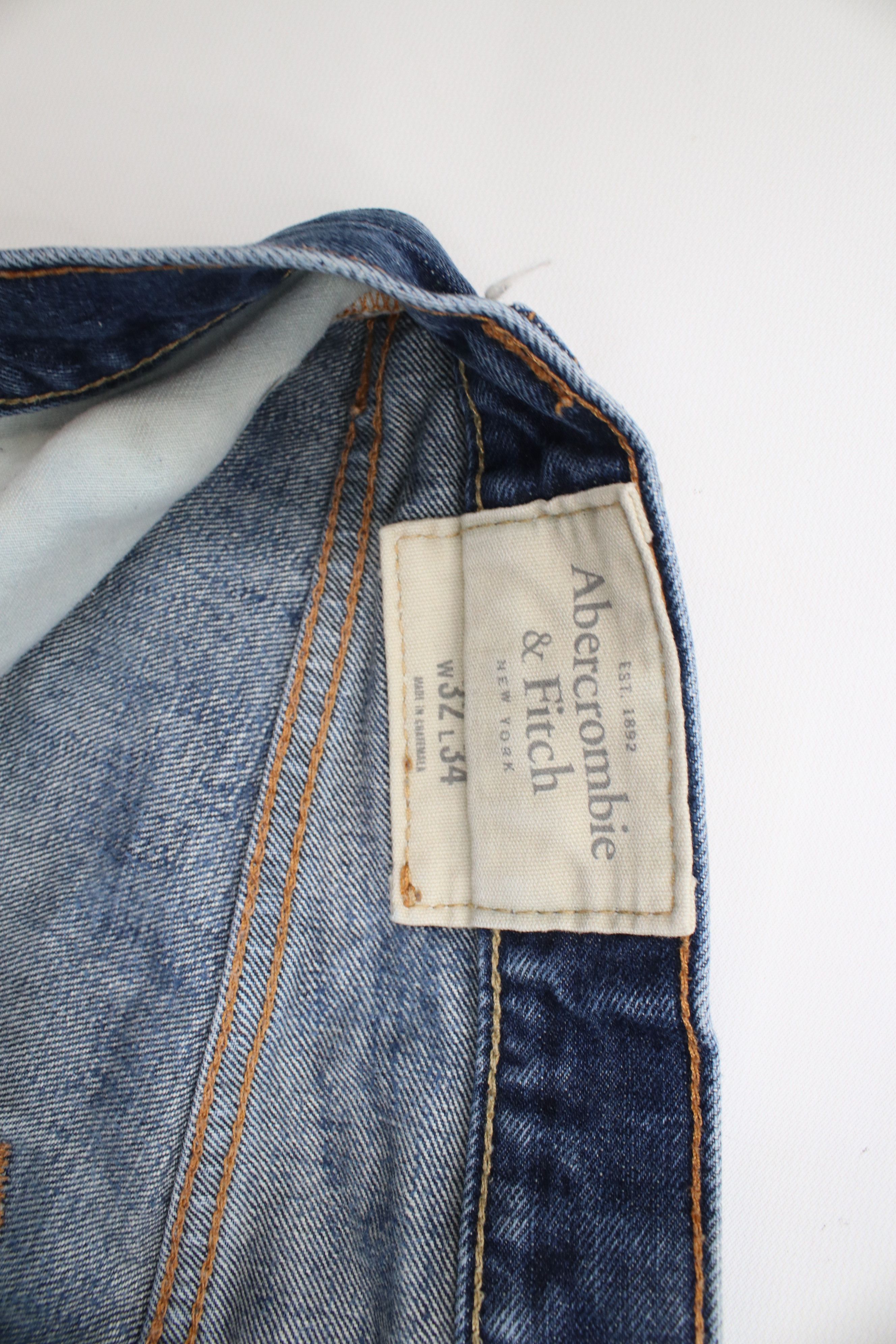 Abercrombie & Fitch × Vintage Vintage Y2K Abercrombie & Fitch Fly Skinny Leg Denim Jeans Size US 32 / EU 48 - 9 Thumbnail