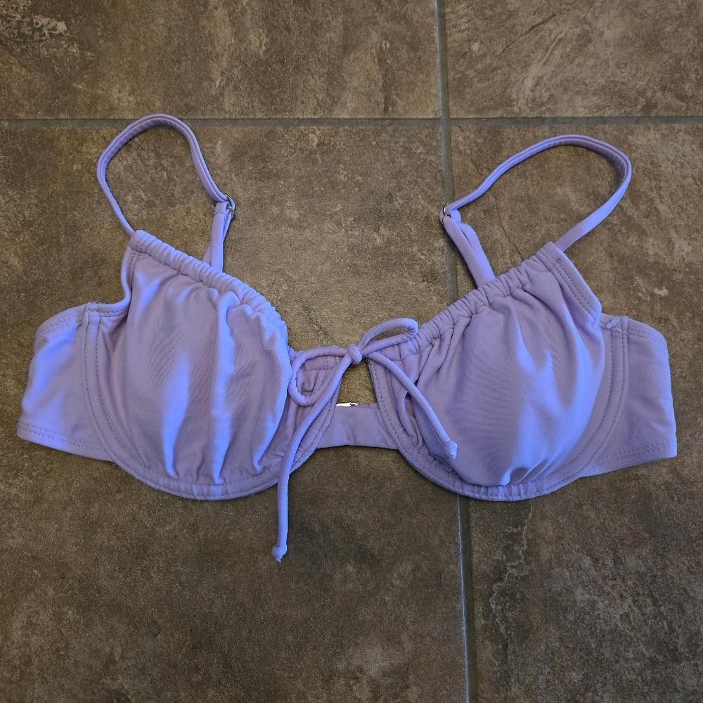 Designer Light Purple XHLN Underwire Bikini Top Size ONE SIZE - 1 Thumbnail