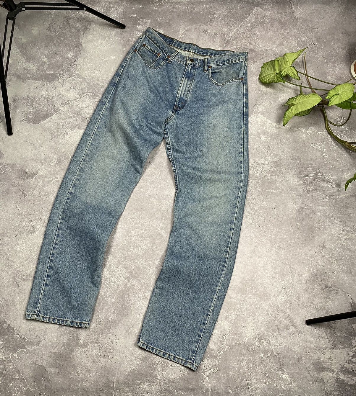 Jean × Levi's × Vintage Vintage Levis 615 1998 Jeans Baggy Wash Denim Blue Size US 34 / EU 50 - 7 Thumbnail