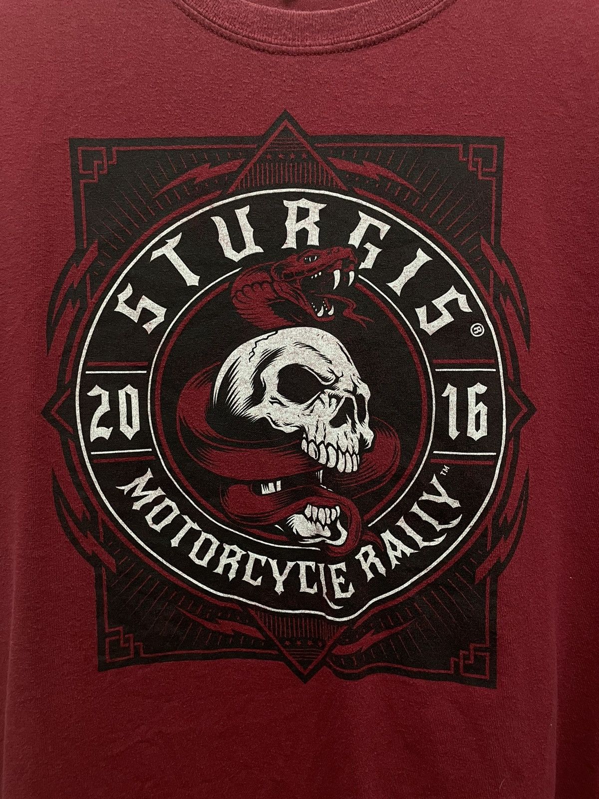 Other Sturgis 2016 Motorcycle Rally T Shirt Size US XL / EU 56 / 4 - 2 Thumbnail