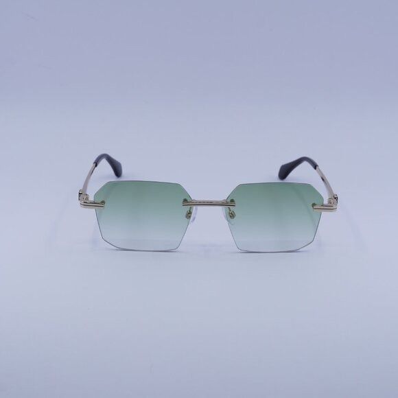 Palm Angels Palm Angels PERI10G QUARTZ 7654 Sunglasses Gold Geometric Size ONE SIZE - 4 Thumbnail