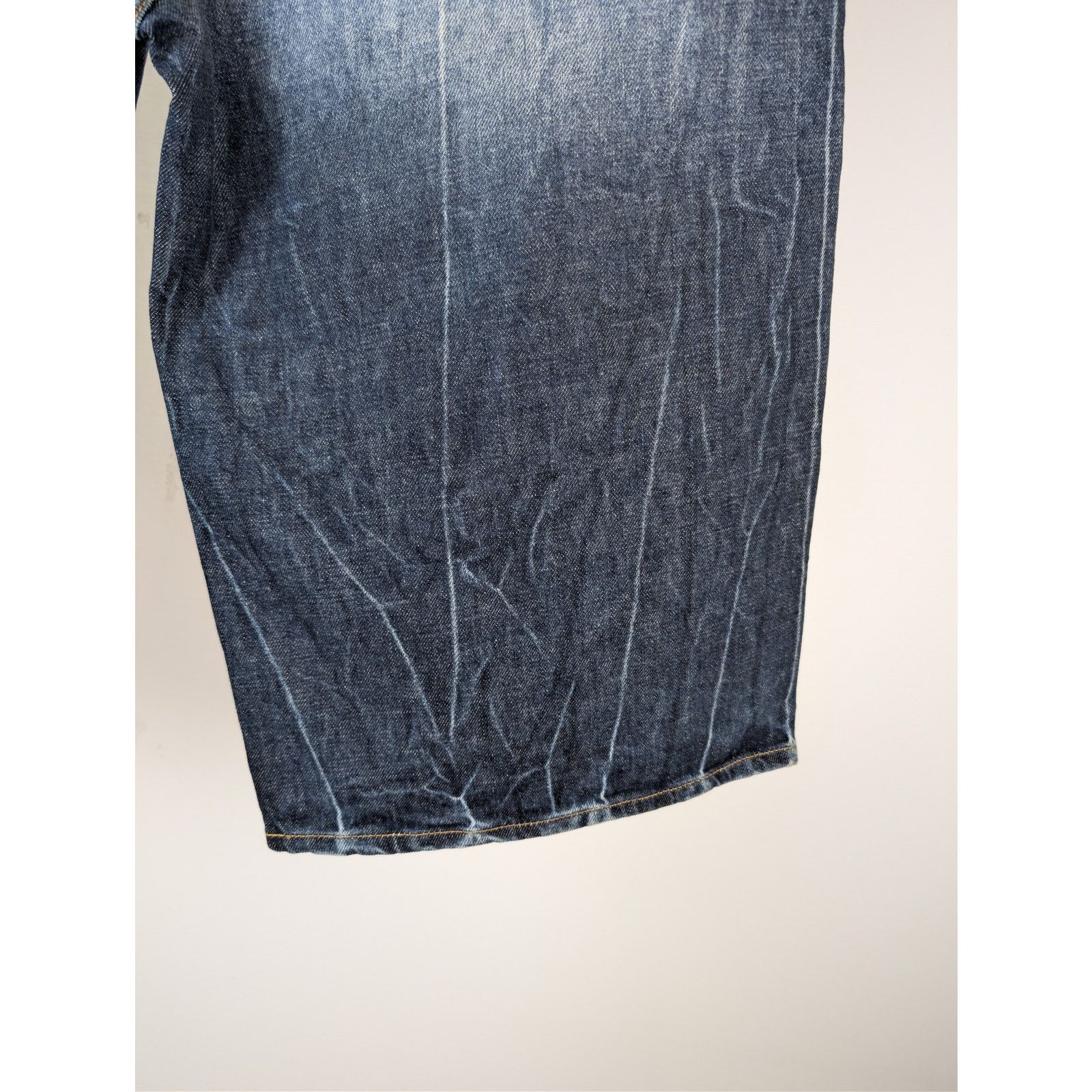 Martine Rose o1rshd1 Zip Denim Jean Short in Blue Acid Size US 32 / EU 48 - 13 Thumbnail