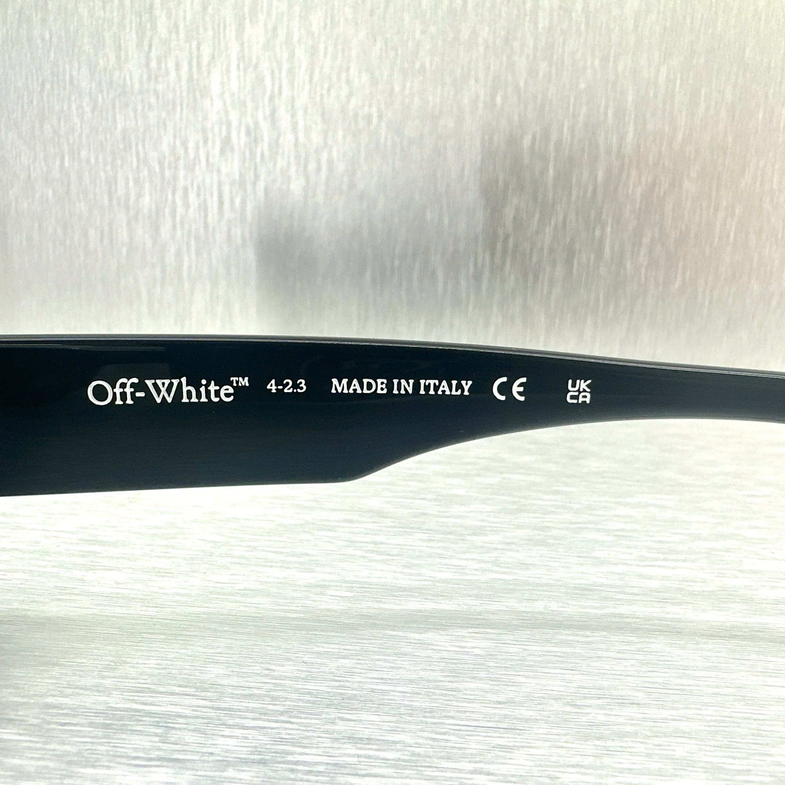 Off-White OFF WHITE Amalfi Oval-Frame Sunglasses BLACK Size ONE SIZE - 6 Thumbnail