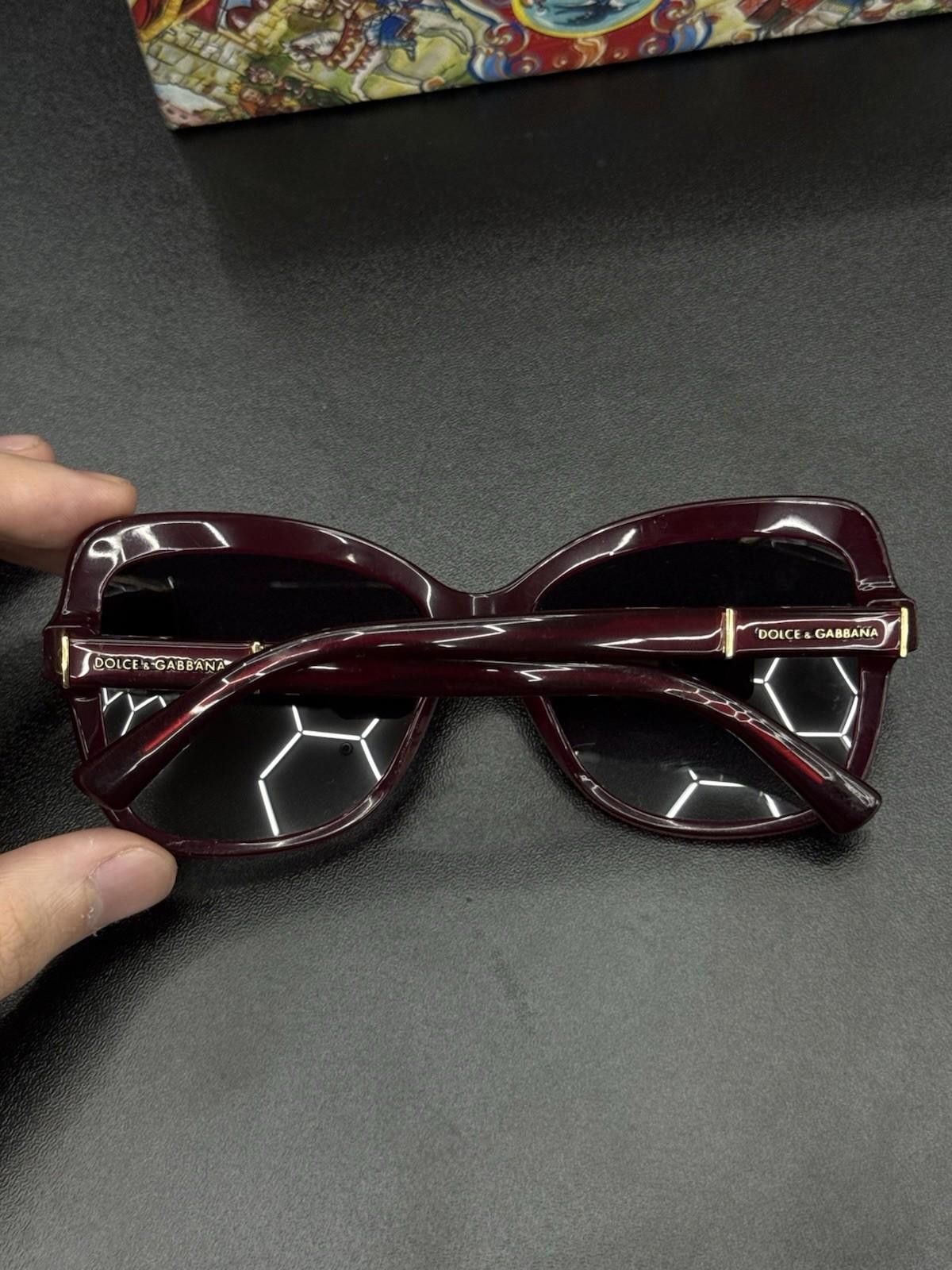 Dolce & Gabbana Dolce Gabbana Sunglasses DG Burgundy with Case Women’s Size ONE SIZE - 10 Thumbnail