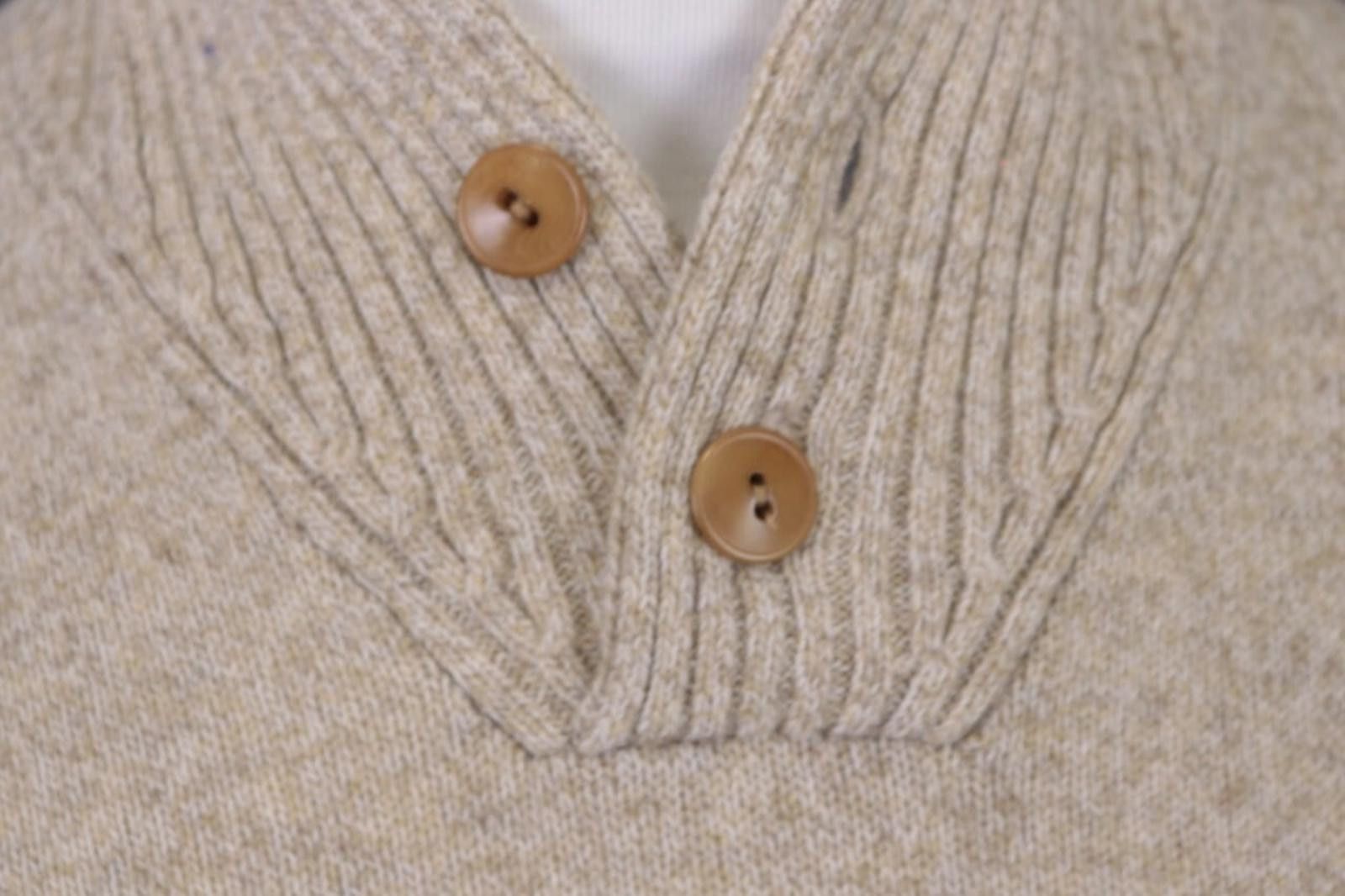 J.Crew J.Crew Beige Merino Shawl Knit Pullover Sweater Size M Size US M / EU 48-50 / 2 - 4 Thumbnail