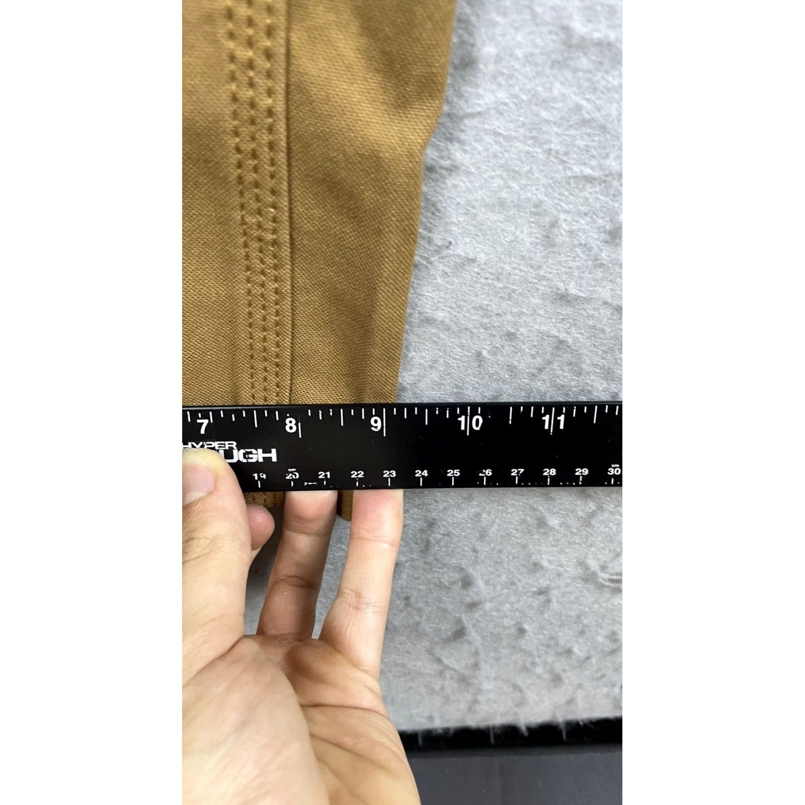 Vintage Brahma Carpenter Pants Mens 36x30 Brown Relaxed Fit Canvas Workwear Pockets Size US 36 / EU 52 - 5 Thumbnail