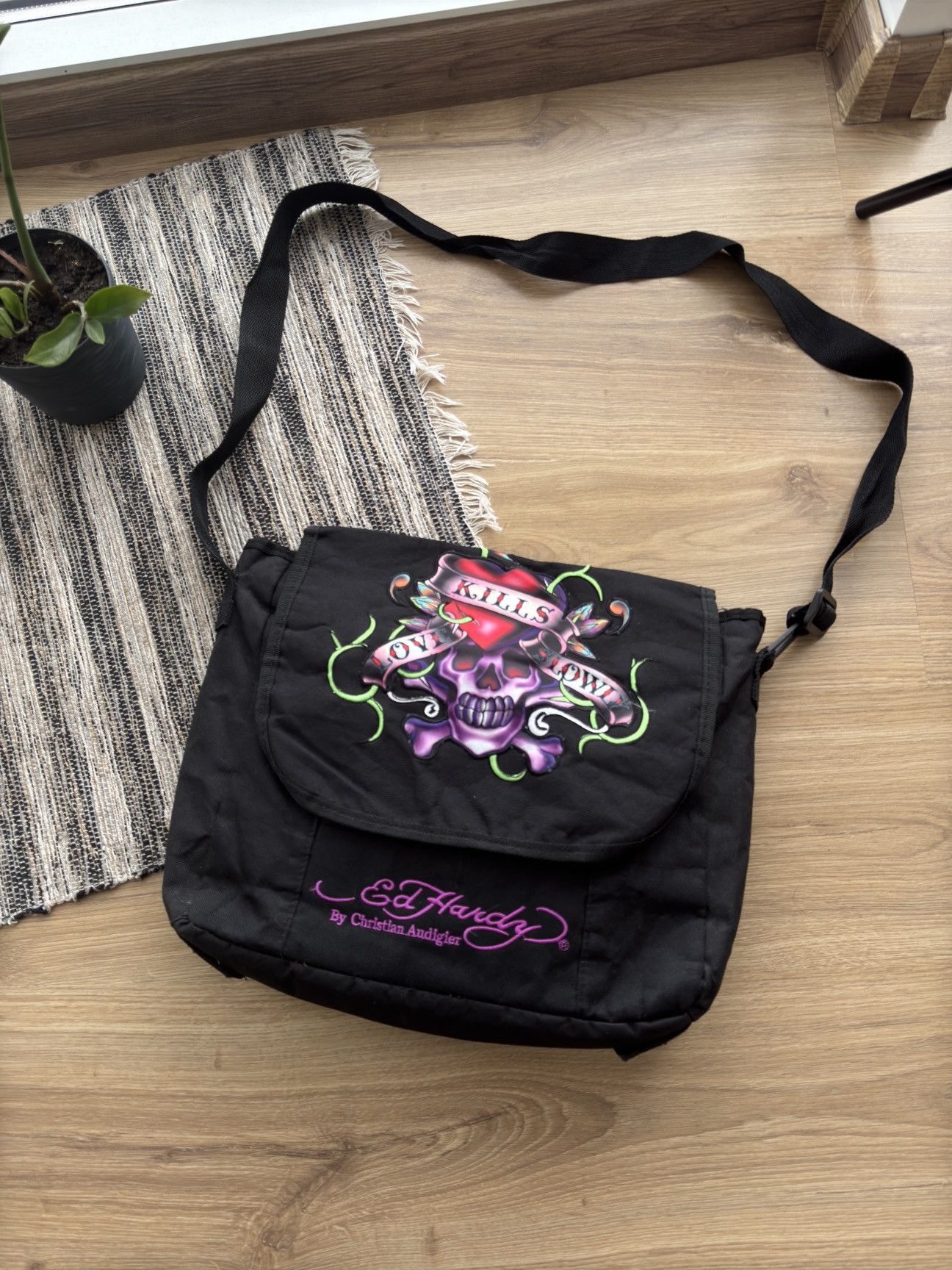 Christian Audigier × Ed Hardy Ed Hardy by Christian Audigier Big shoulder cross body bag Size ONE SIZE - 3 Thumbnail