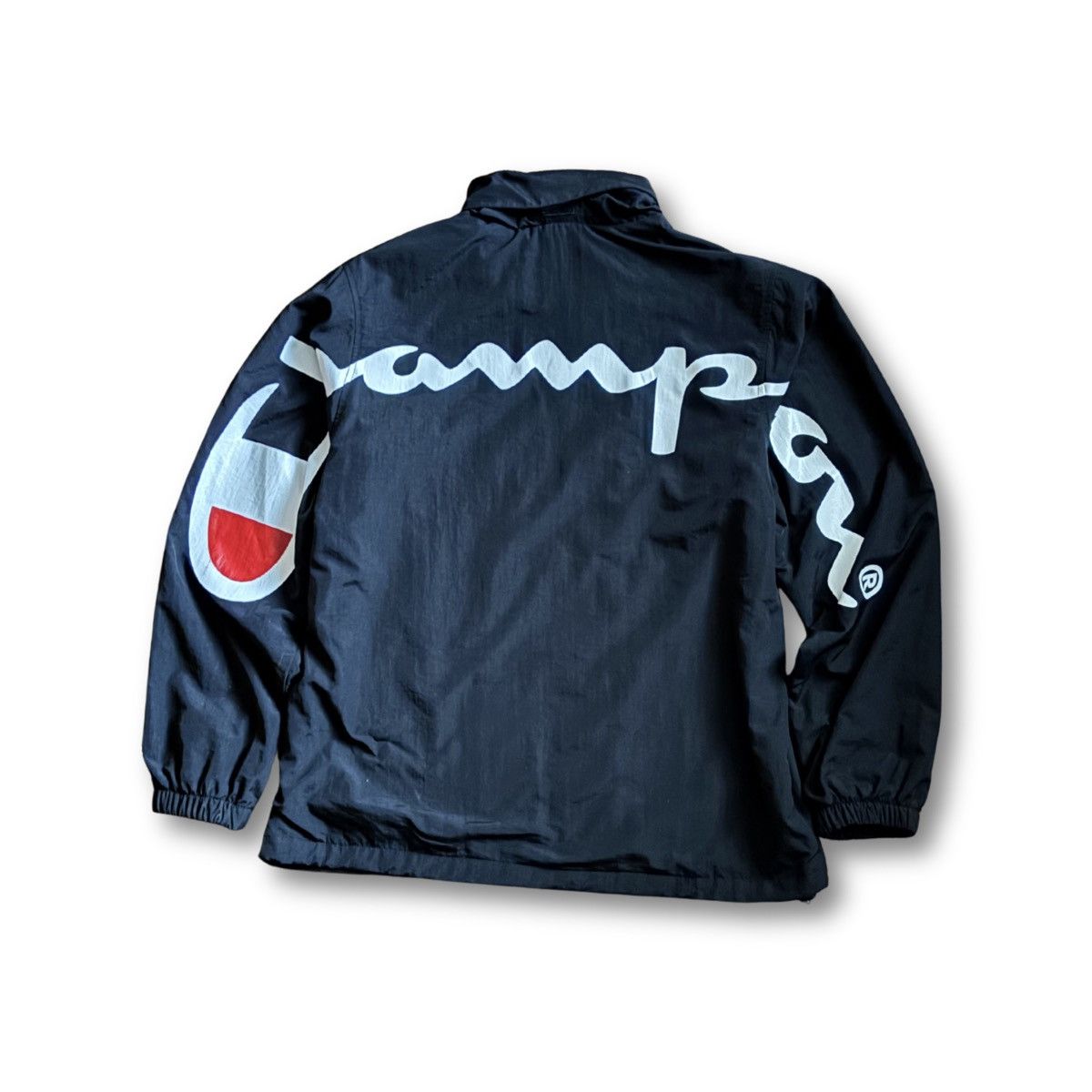 Champion × Supreme Supreme x Champion Black Men’s M Windbreaker Jacket SS18 Size US M / EU 48-50 / 2 - 12 Thumbnail