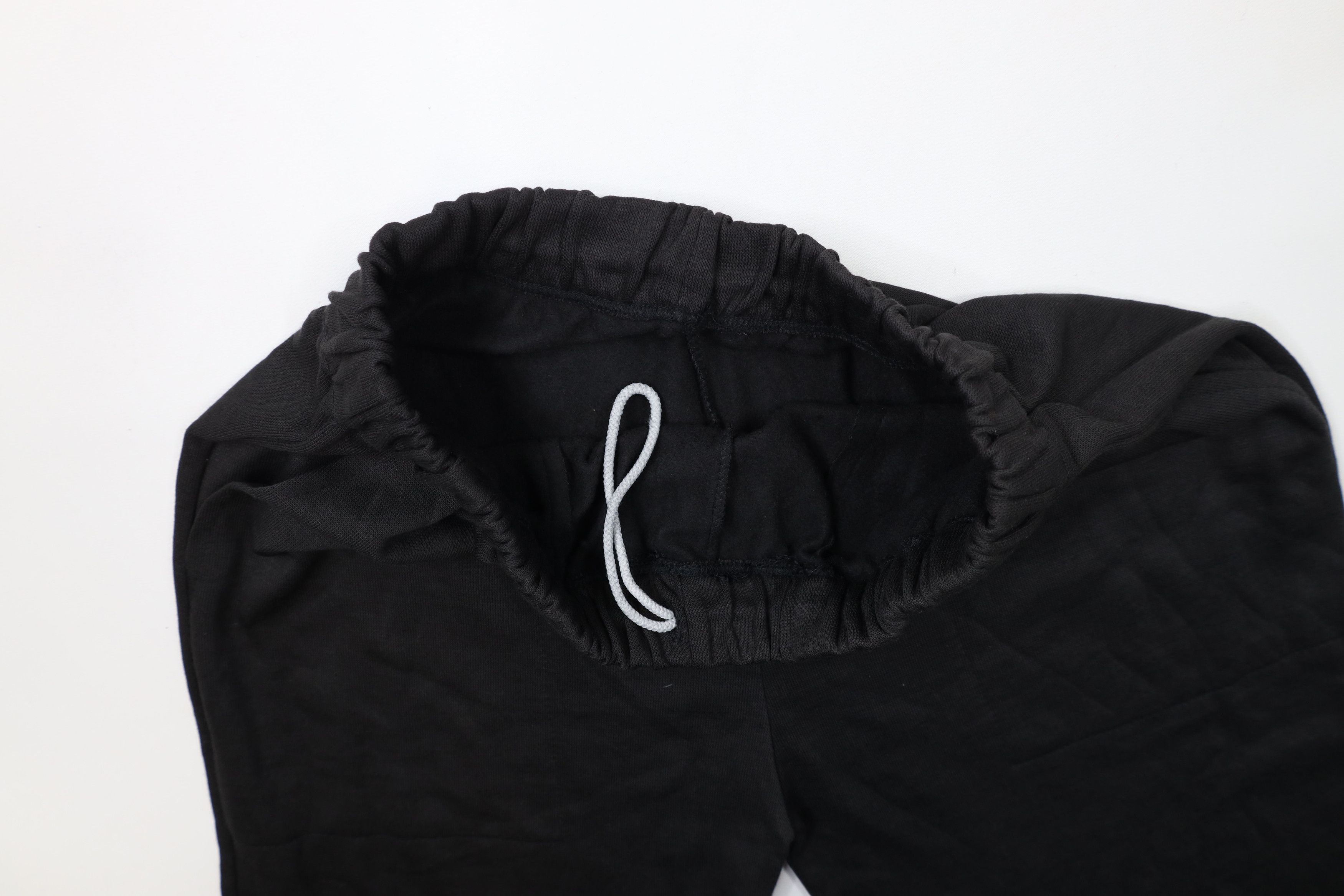 Vintage Vintage 90s Streetwear Cuffed Sweatpants Joggers Black USA Size US 36 / EU 52 - 6 Thumbnail