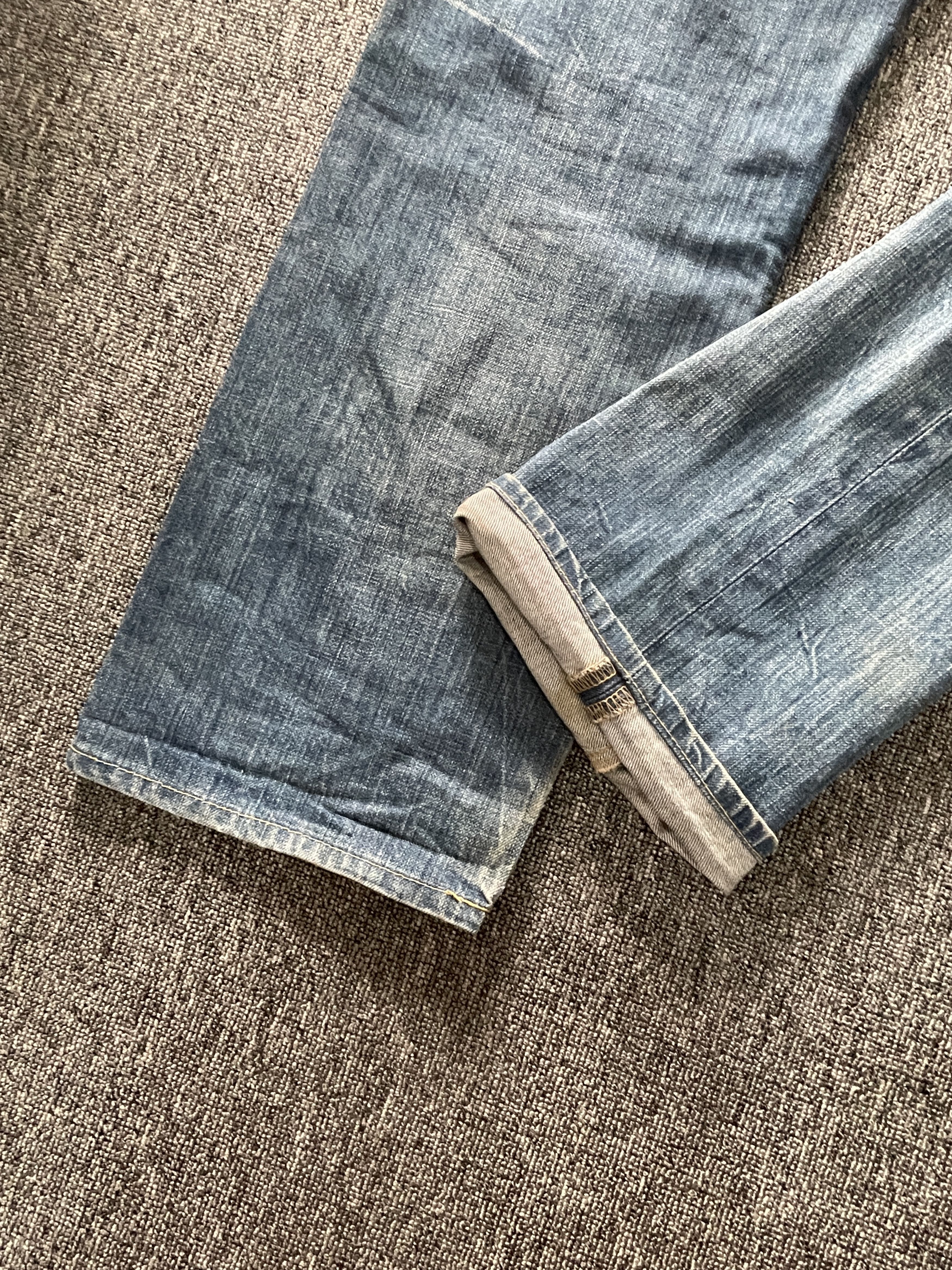 Levi's 00s Levis 501 Jeans W34 Distressed Faded Button Fly Denim Size US 34 / EU 50 - 13 Thumbnail